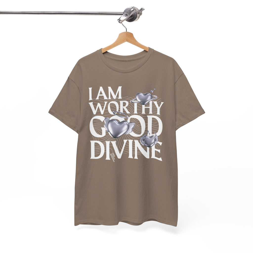 I AM WORTHY GOOD DIVINE Unisex Heavy Cotton Tee