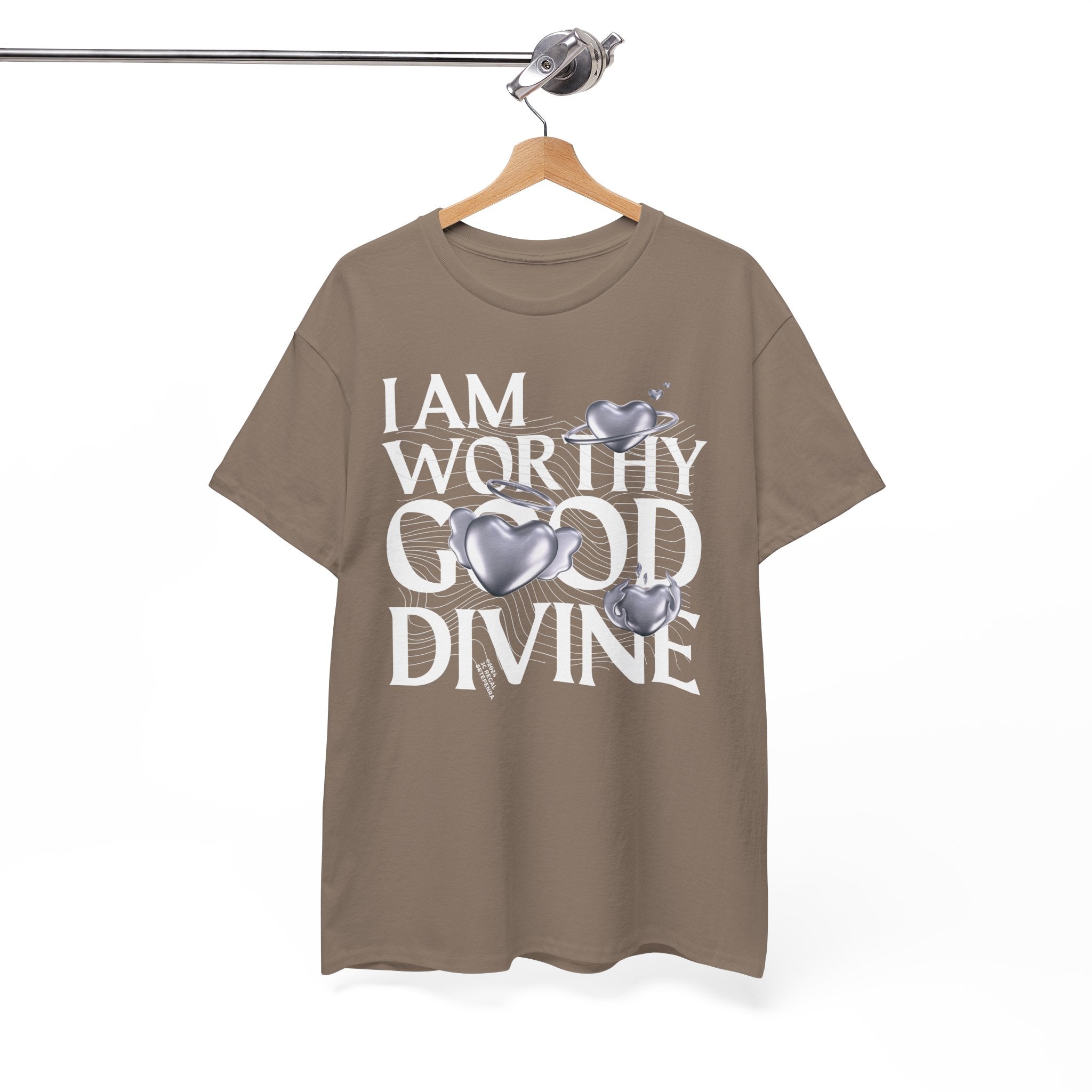 I AM WORTHY GOOD DIVINE Unisex Heavy Cotton Tee