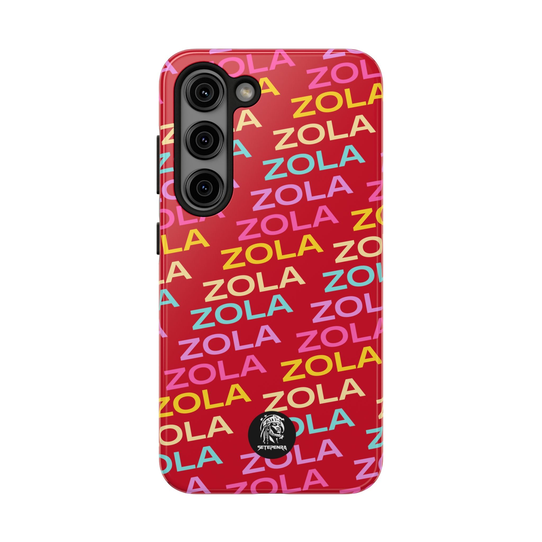 Zola Tough Phone Case (For iPhone, Galaxy & More) - Dark Red