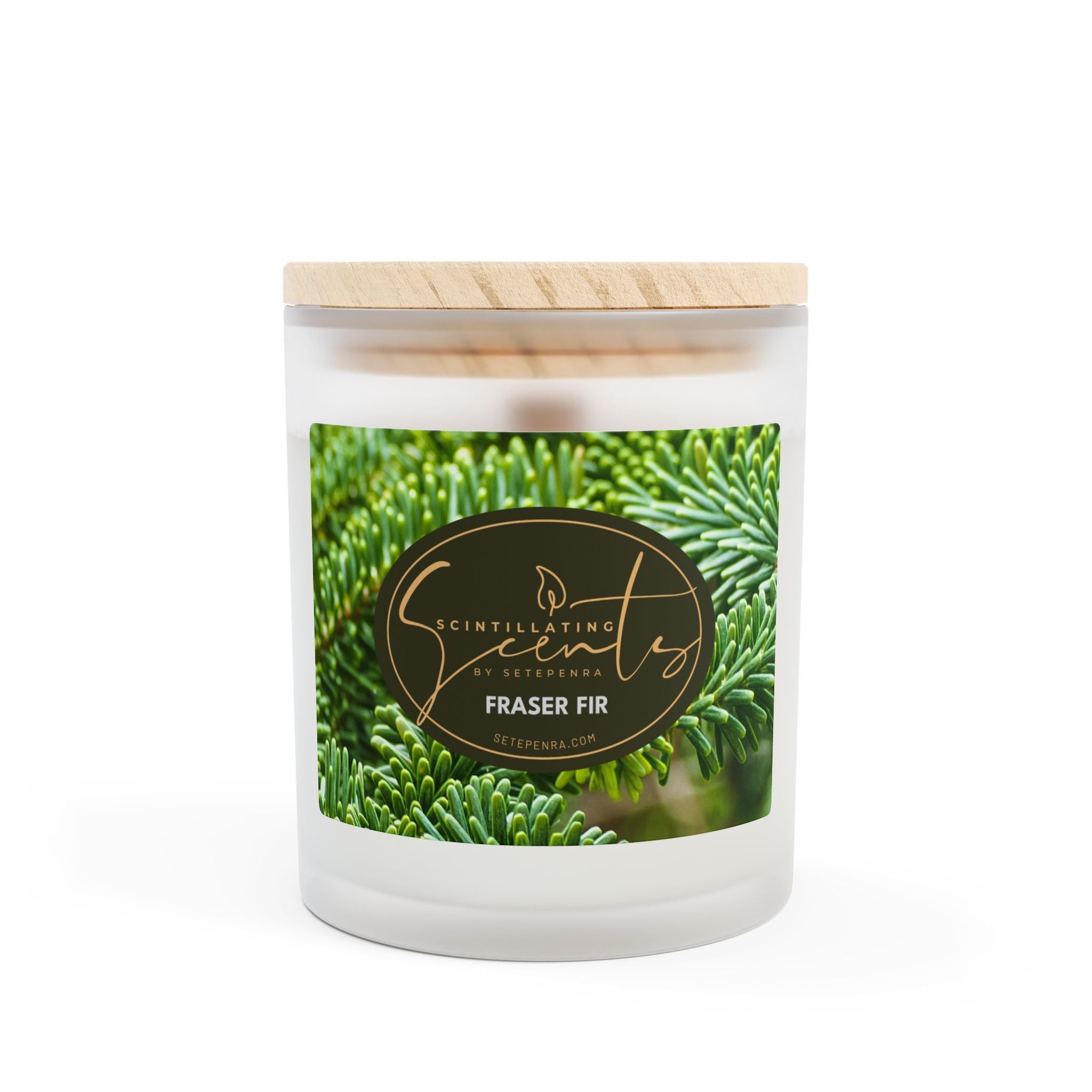 Scintillating Scents by SETEPENRA Frosted Glass Candle, 11oz
