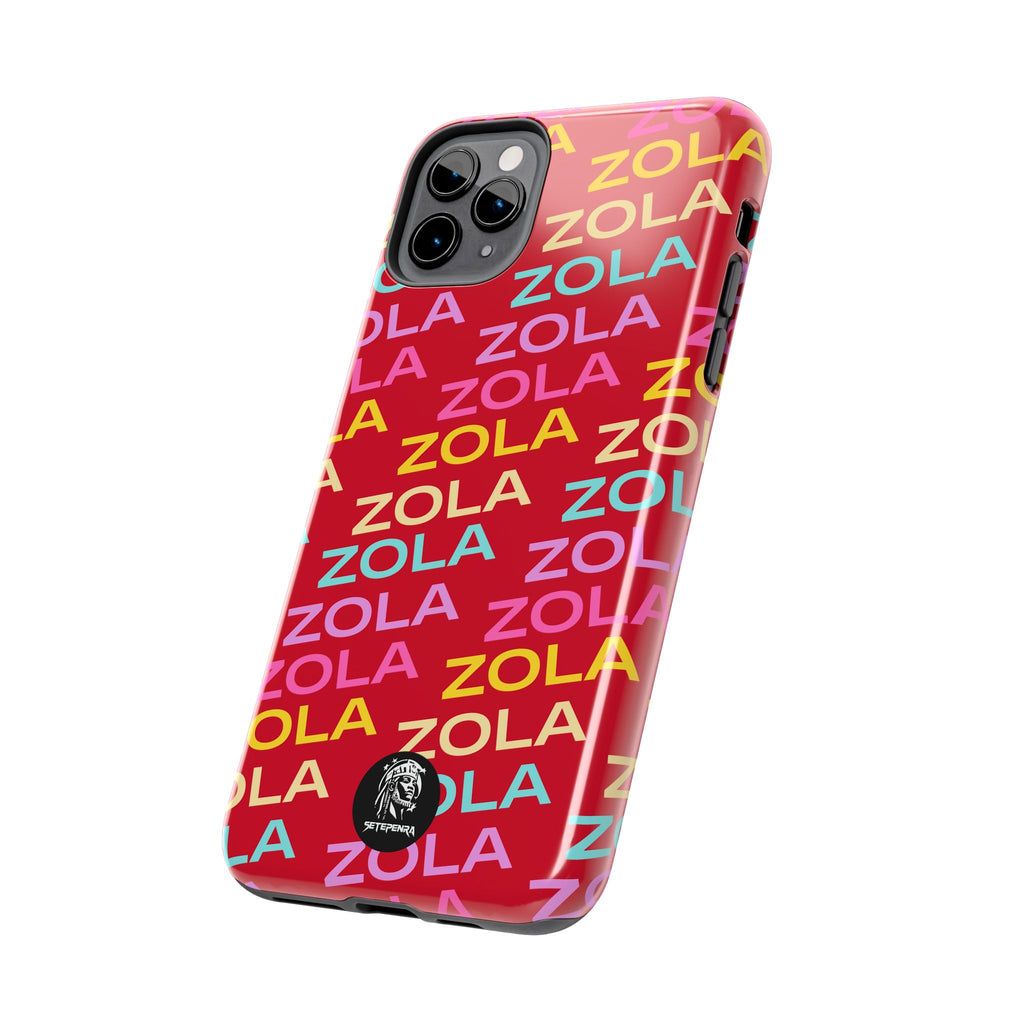 Zola Tough Phone Case (For iPhone, Galaxy & More) - Dark Red