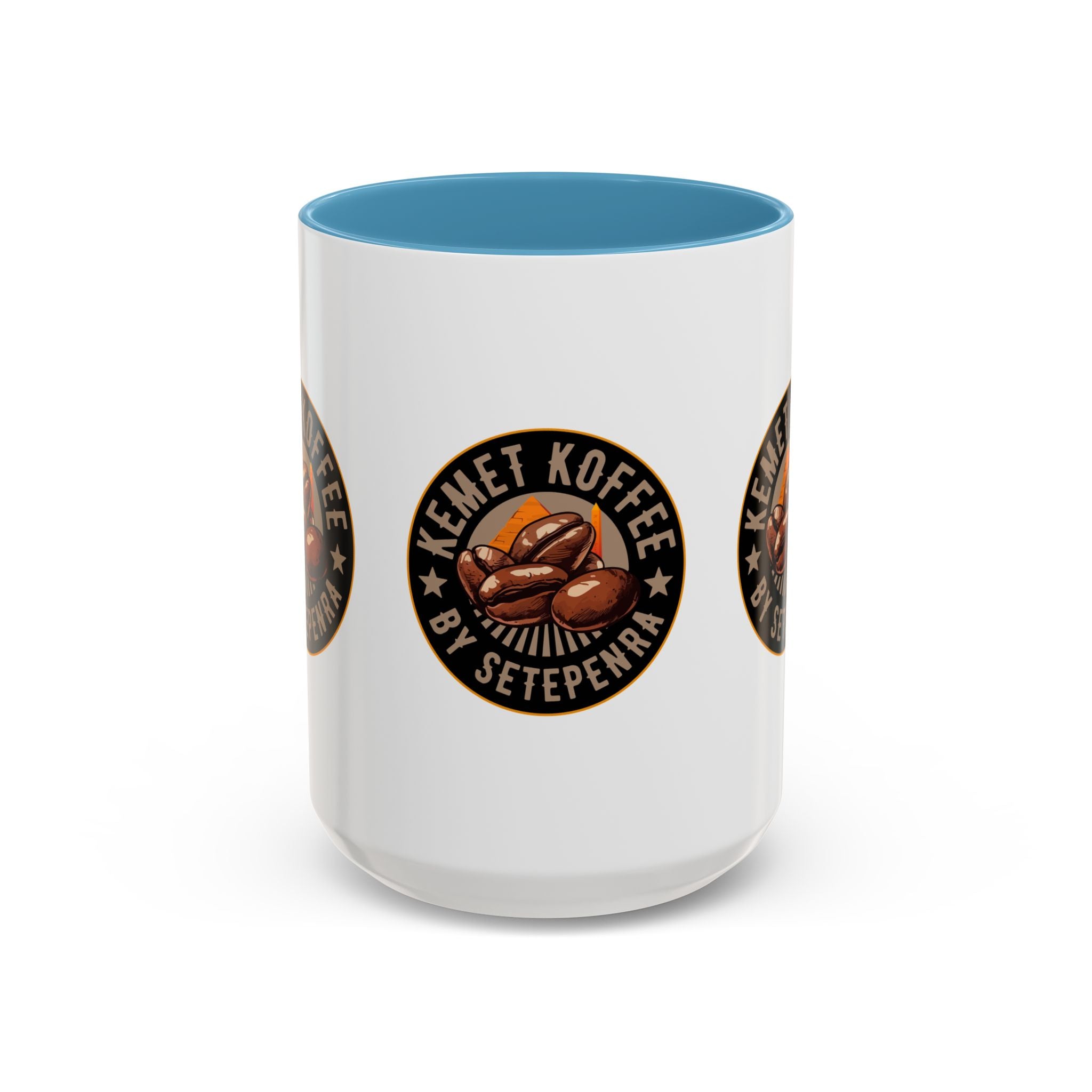 Kemet Koffee By Setepenra Accent Coffee Mug, 11oz, 15oz (Various Colors)