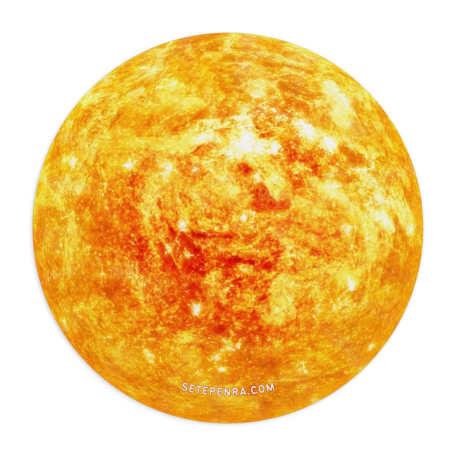 Cosmic Spaces Neoprene Mousepad - Yellow Sun