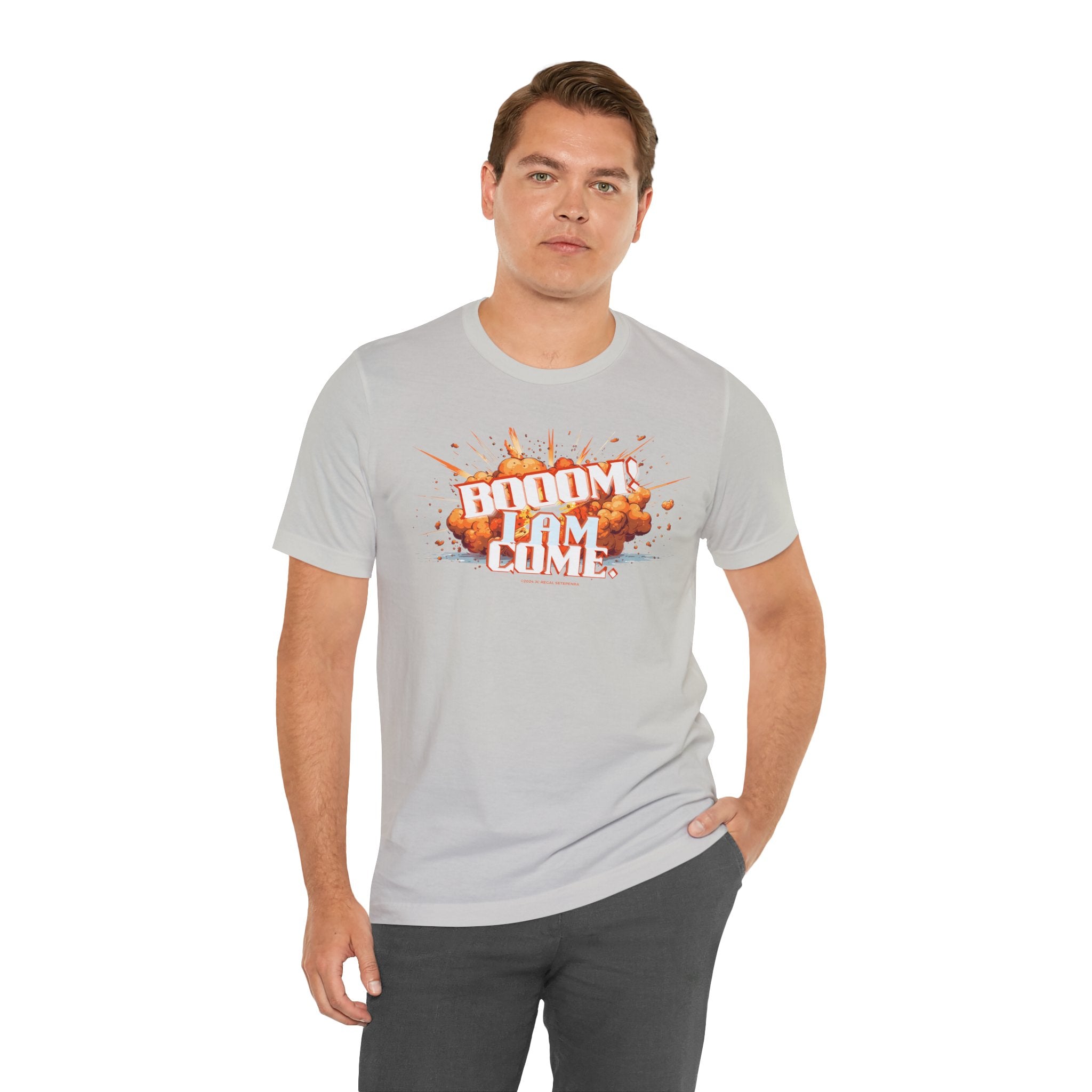 BOOOM! I AM COME Unisex Jersey Short Sleeve Tee
