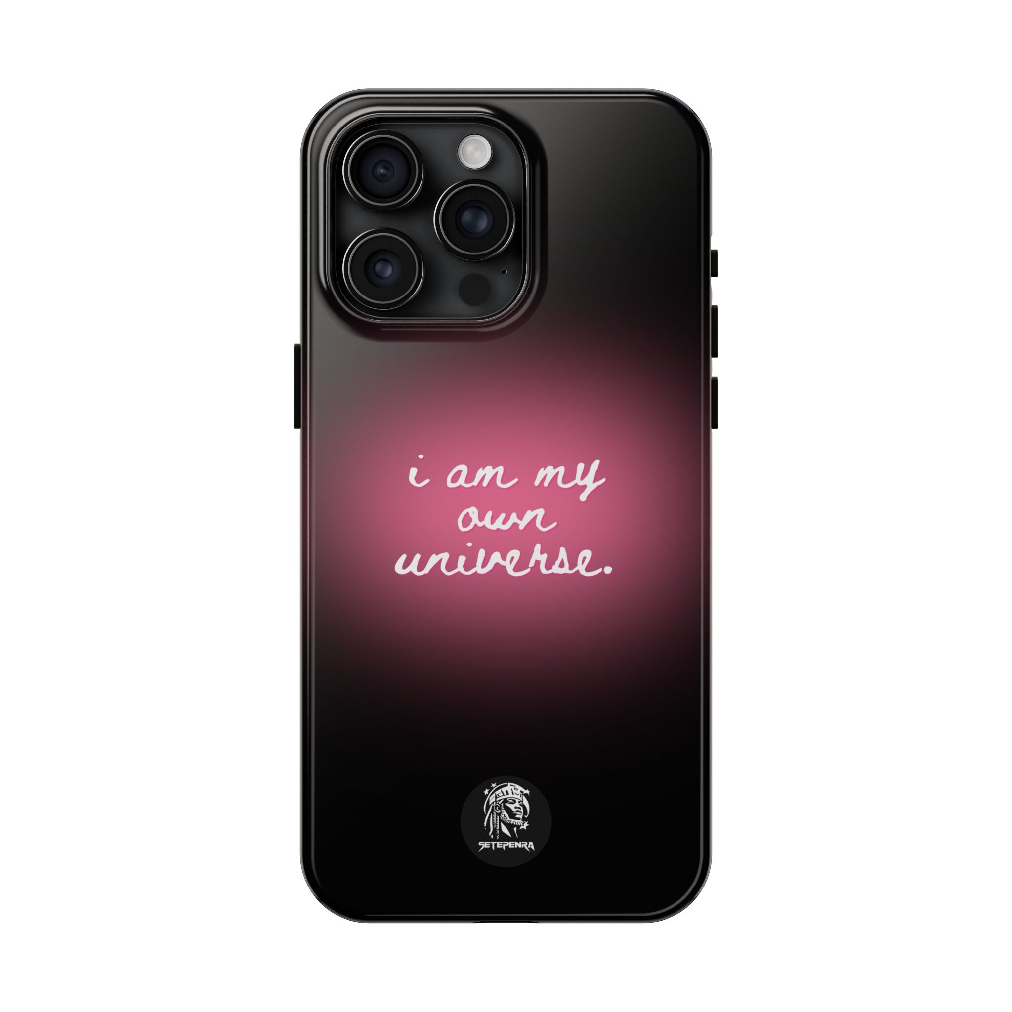 I Am My Own Universe Tough Phone Case (For iPhone, Galaxy & More) - Black