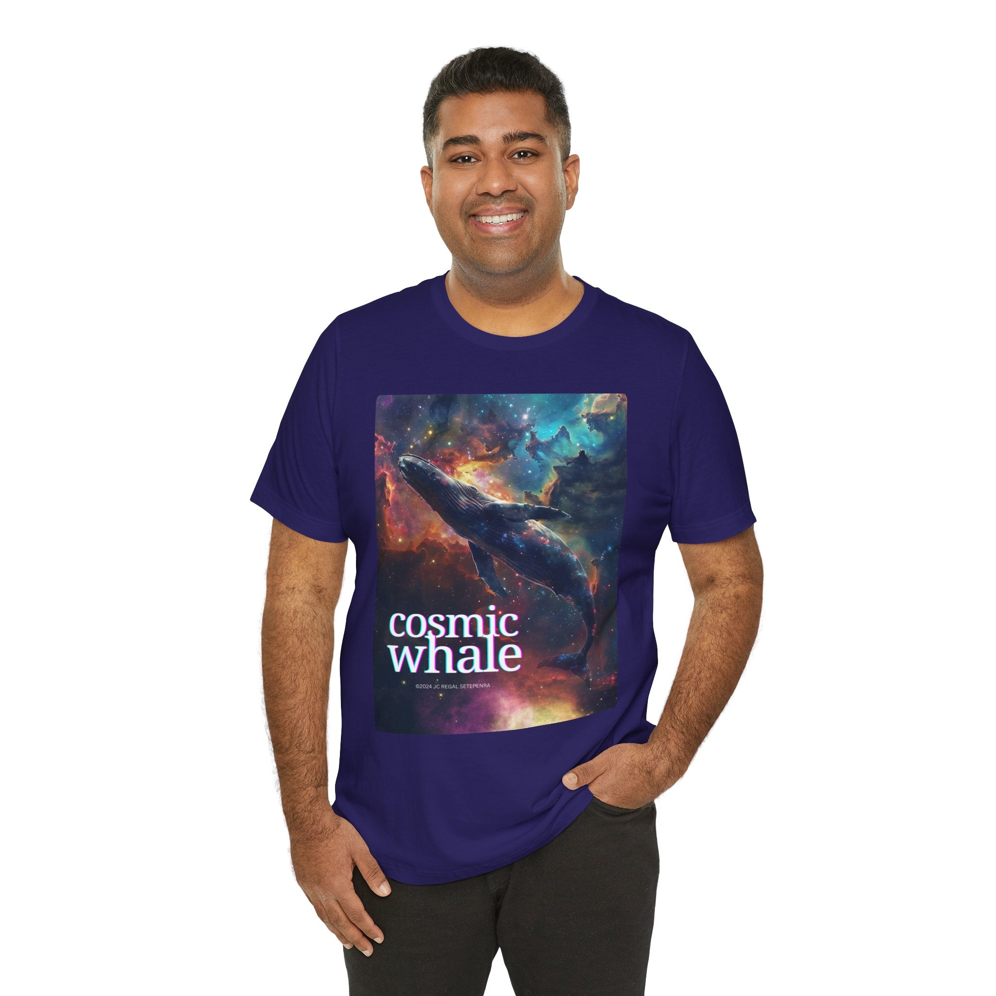 Cosmic Whale Unisex Jersey Short Sleeve Tee
