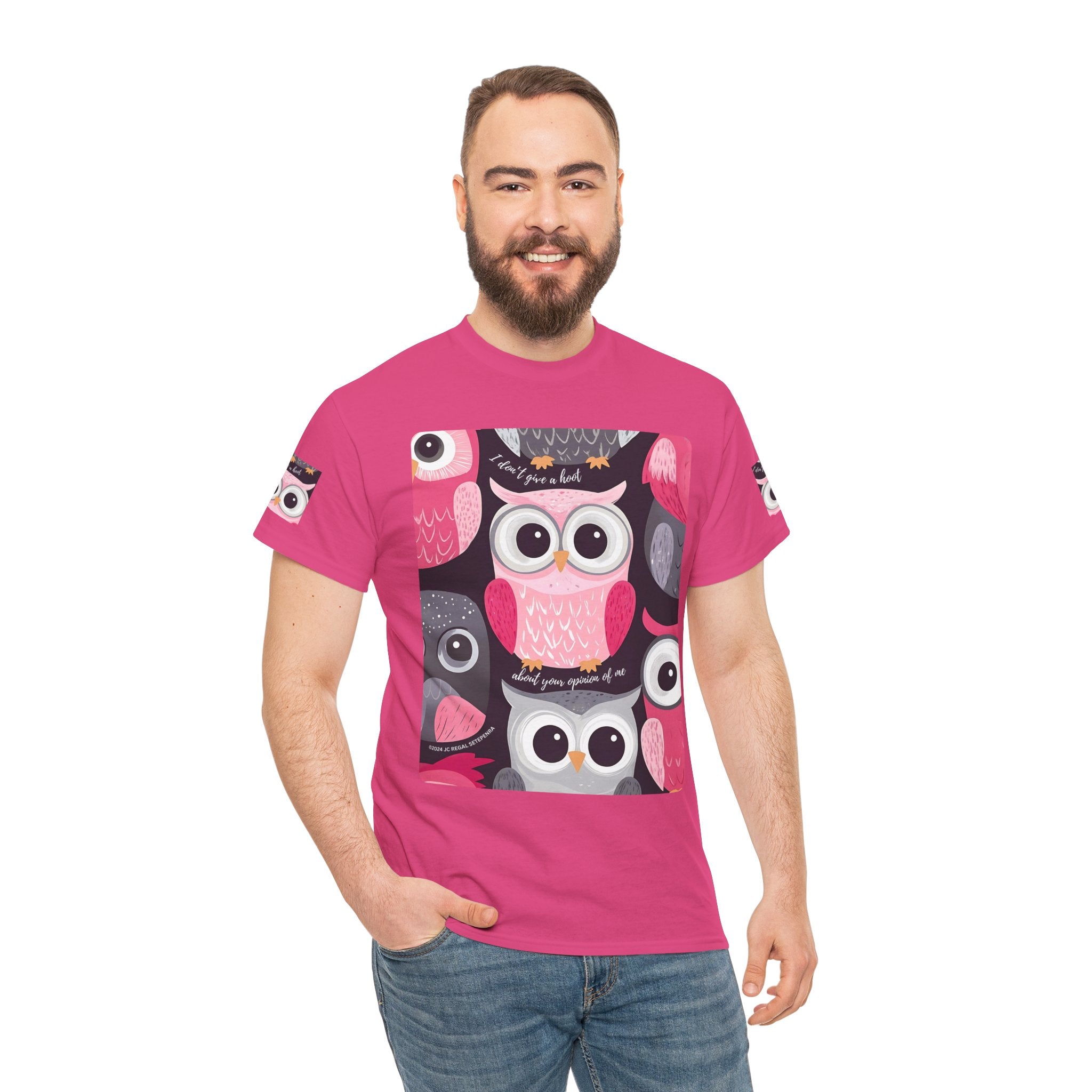 Don't Give A Hoot Unisex Heavy Cotton Tee