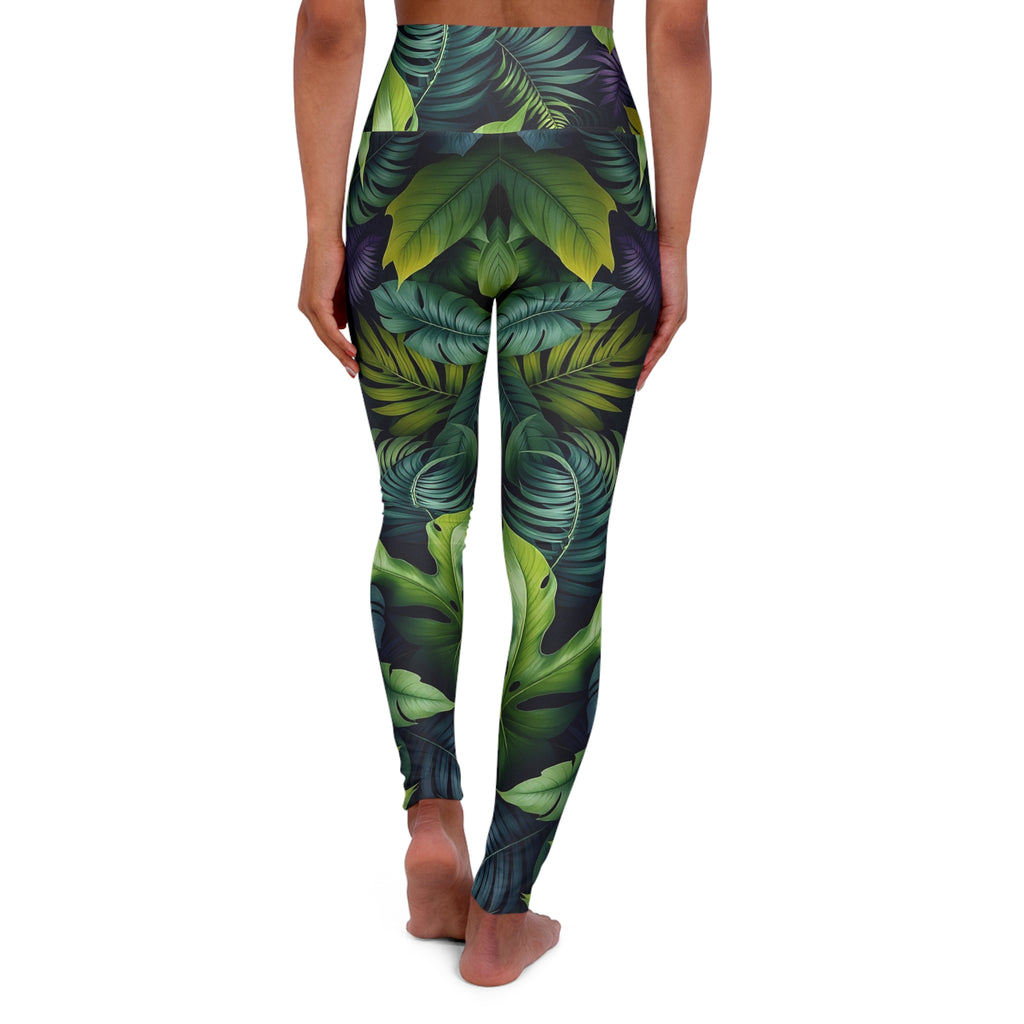 Royal Lush High Waisted Yoga Leggings SETEPENRA All Over Prints.