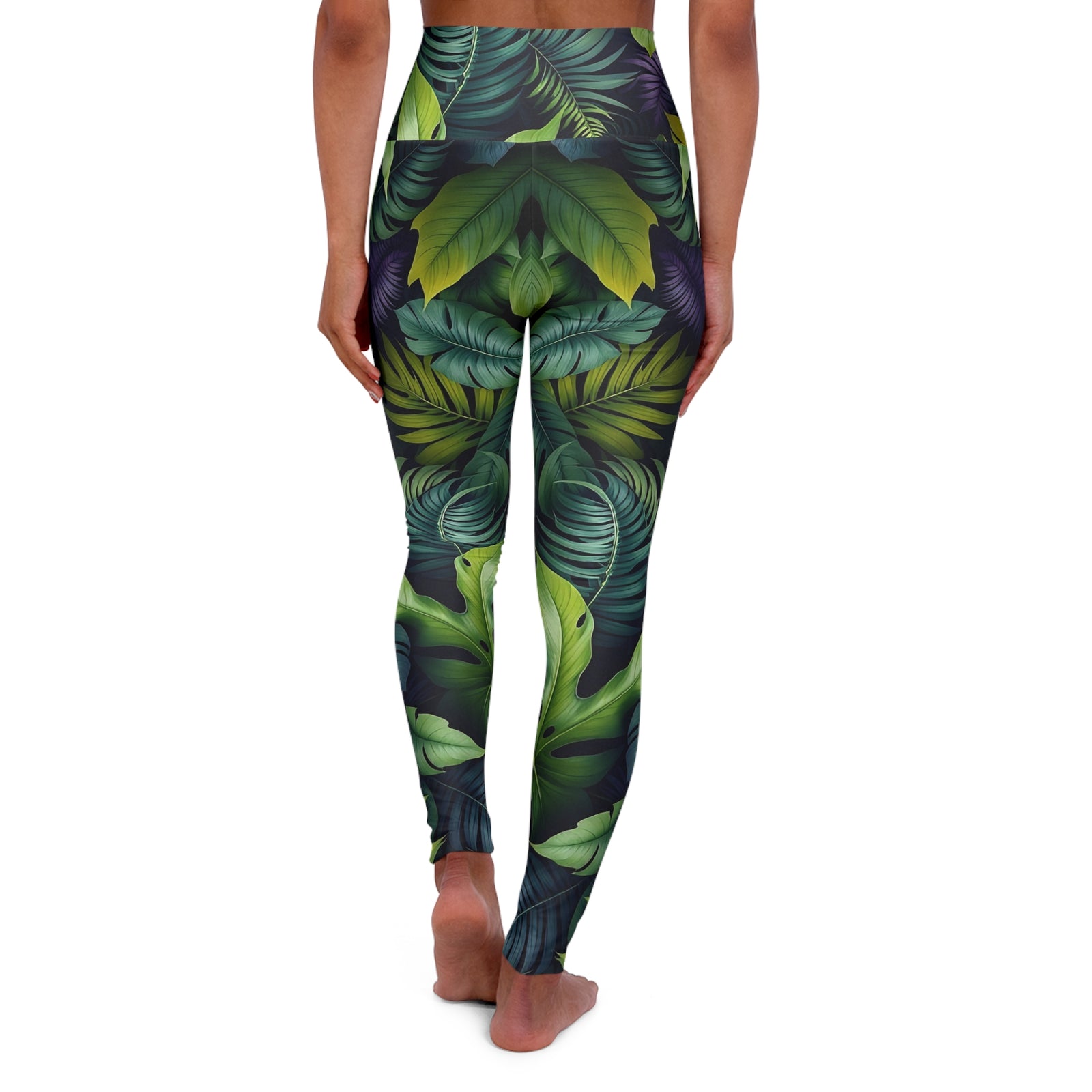Royal Lush High Waisted Yoga Leggings SETEPENRA All Over Prints.