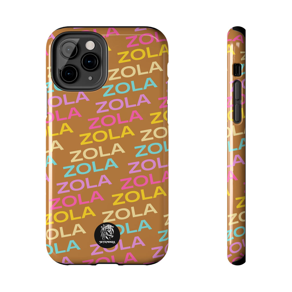 Zola Tough Phone Case (For iPhone, Galaxy & More) - Light Brown SETEPENRA Phone Case.