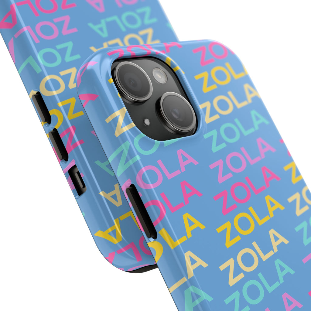 Zola Tough Phone Case (For iPhone, Galaxy & More) - Light Blue