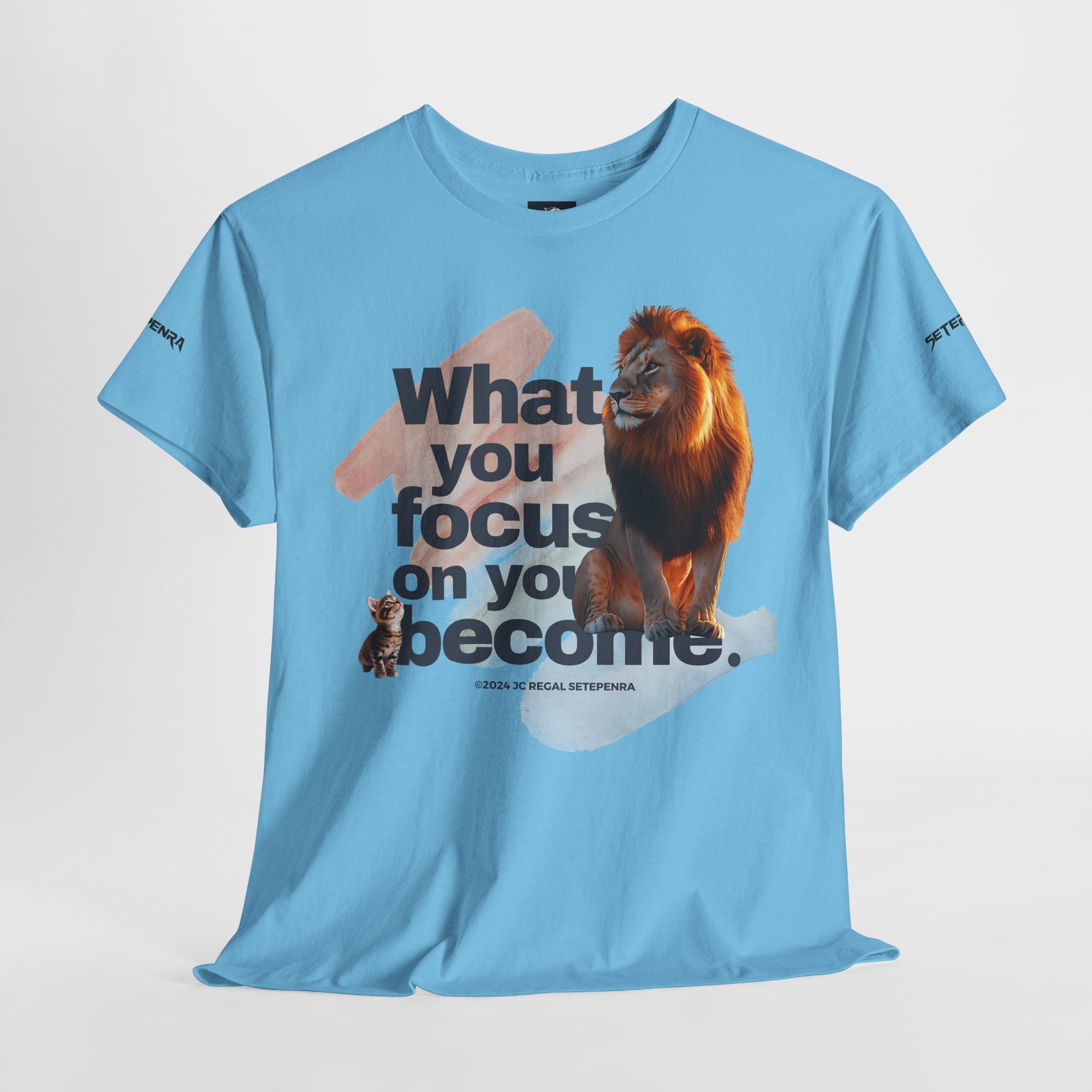 What You Focus On You Become Unisex Heavy Cotton Tee