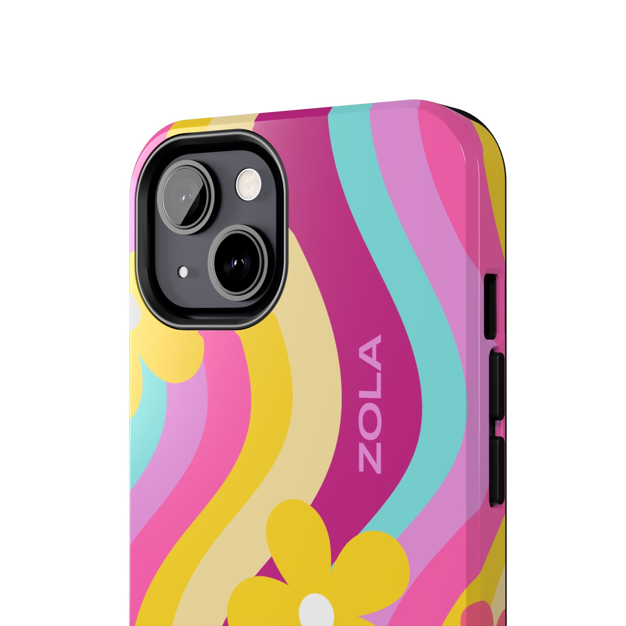 Zola Tough Phone Case (For iPhone, Galaxy & More) - Pink Wave