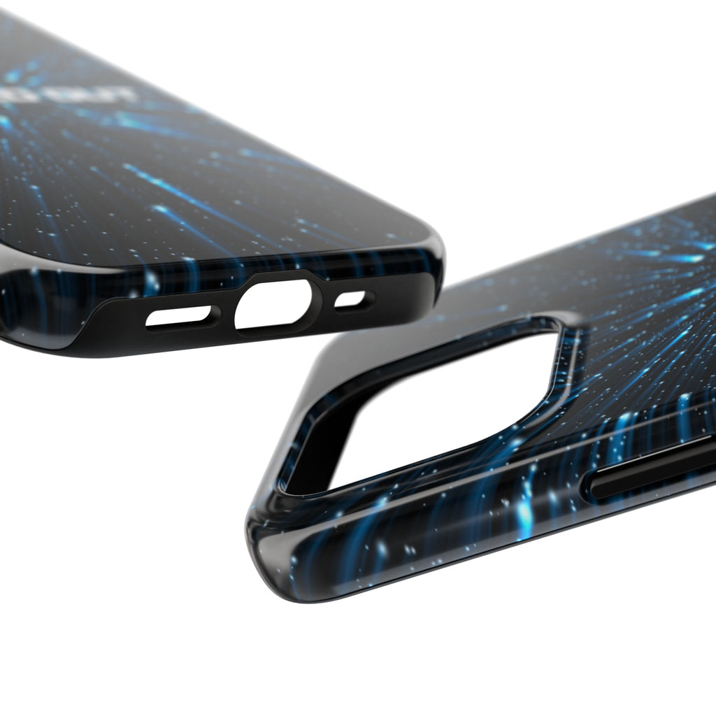 Spaced Out Tough Phone Case — Cosmic Space Warp Protective Cover