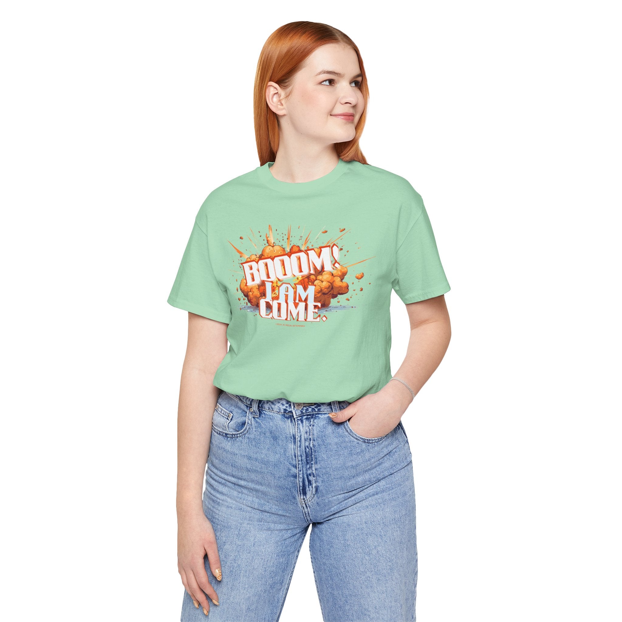 BOOOM! I AM COME Unisex Jersey Short Sleeve Tee