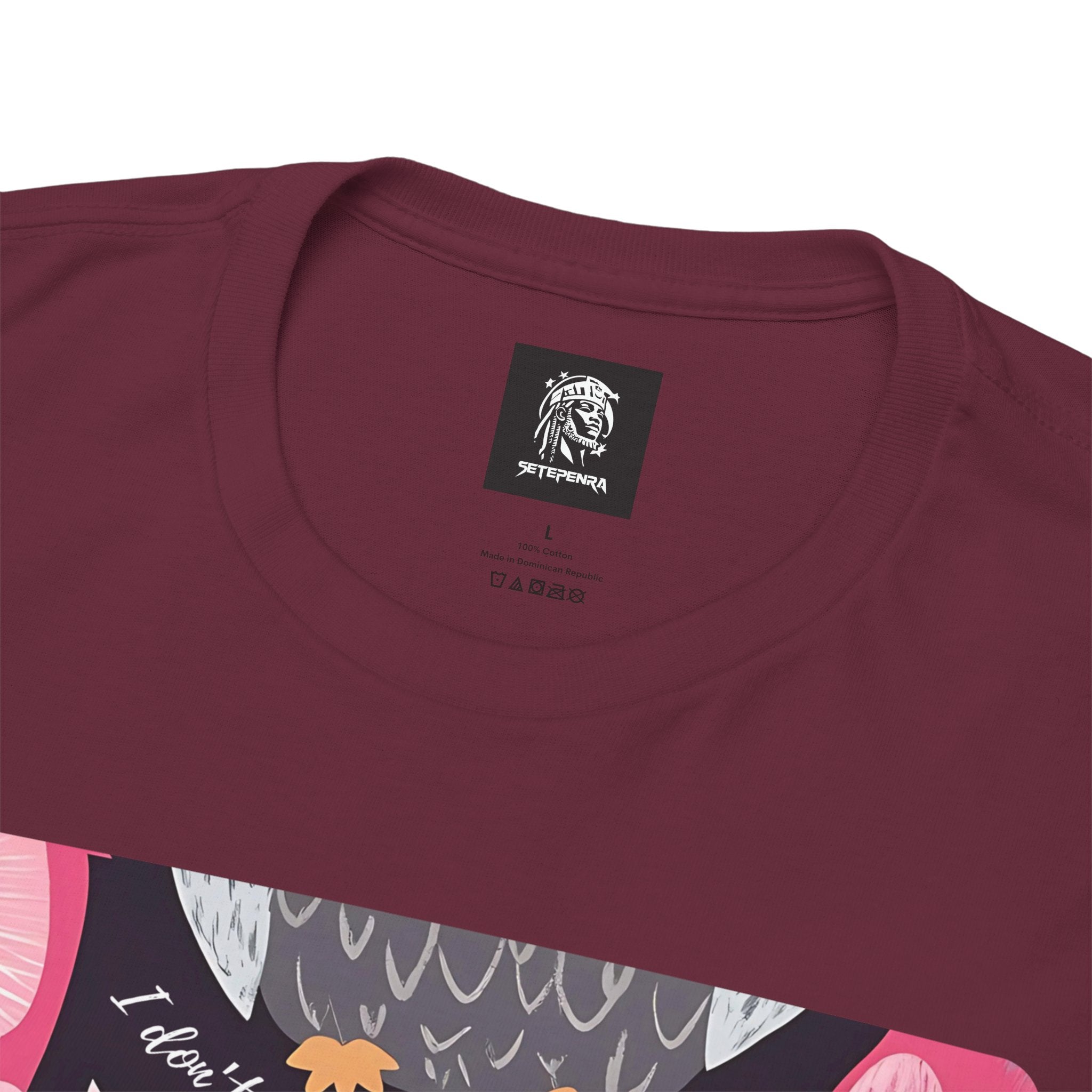 Don't Give A Hoot Unisex Heavy Cotton Tee