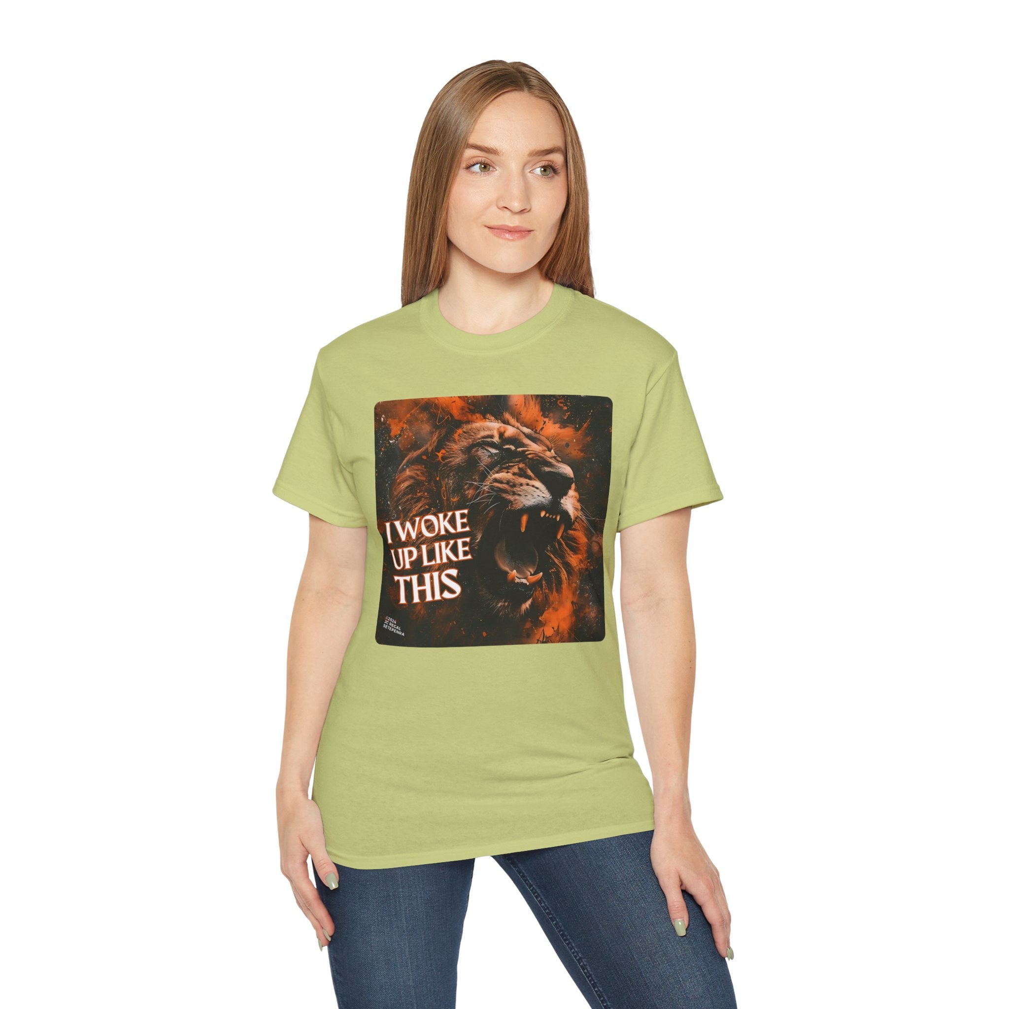 I Woke Up Like This (Roaring Edition 1) Unisex Ultra Cotton Tee