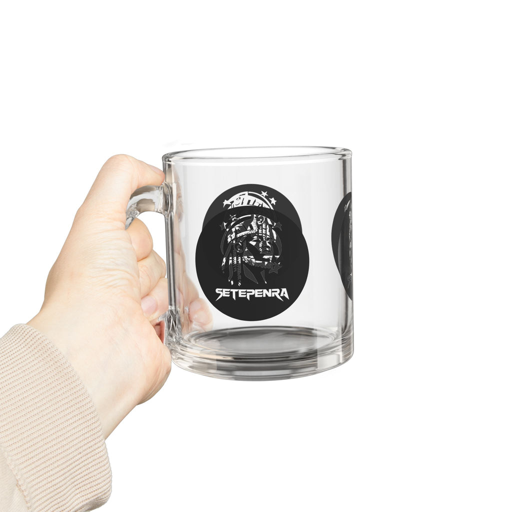SETEPENRA Glass Mug, 10oz