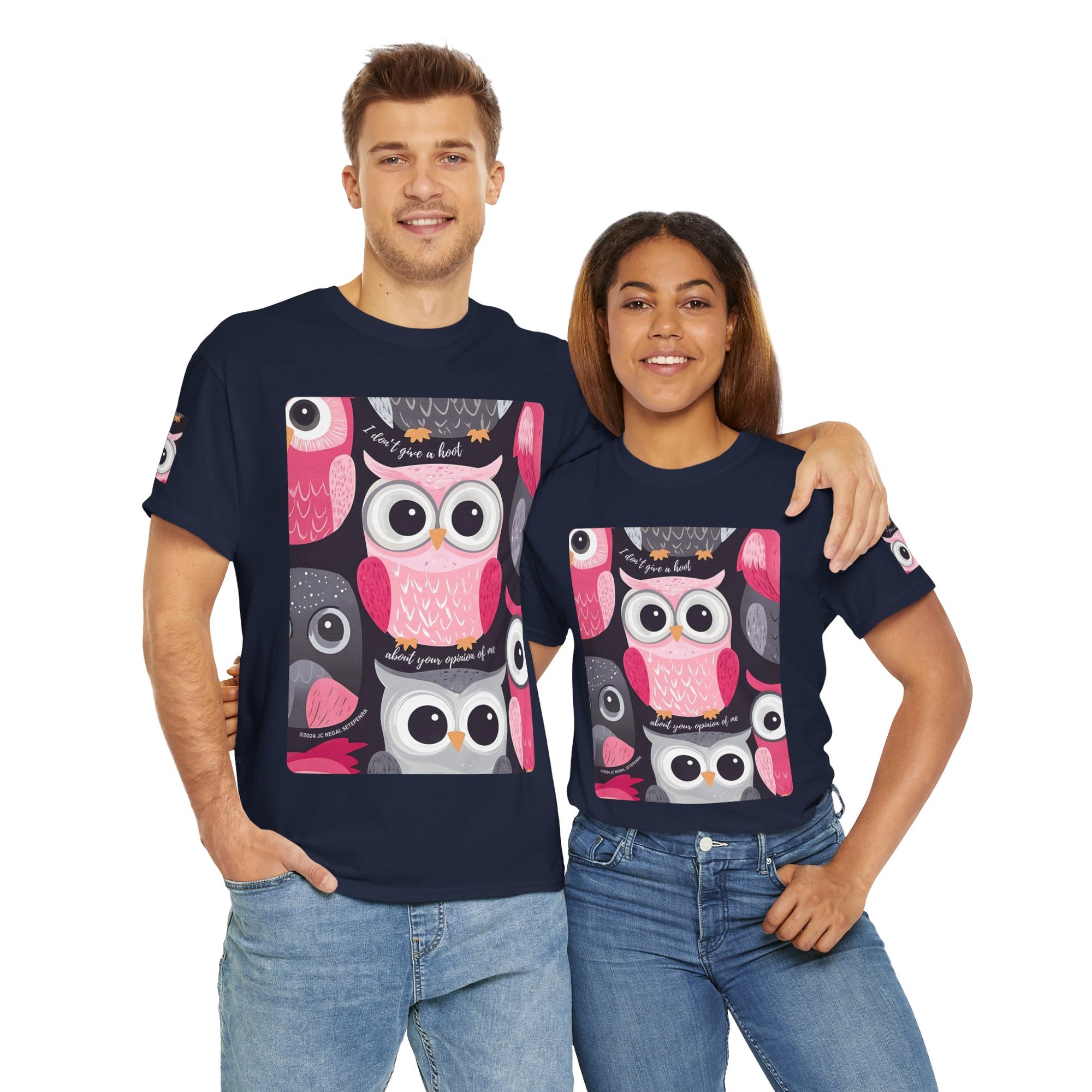 Don't Give A Hoot Unisex Heavy Cotton Tee