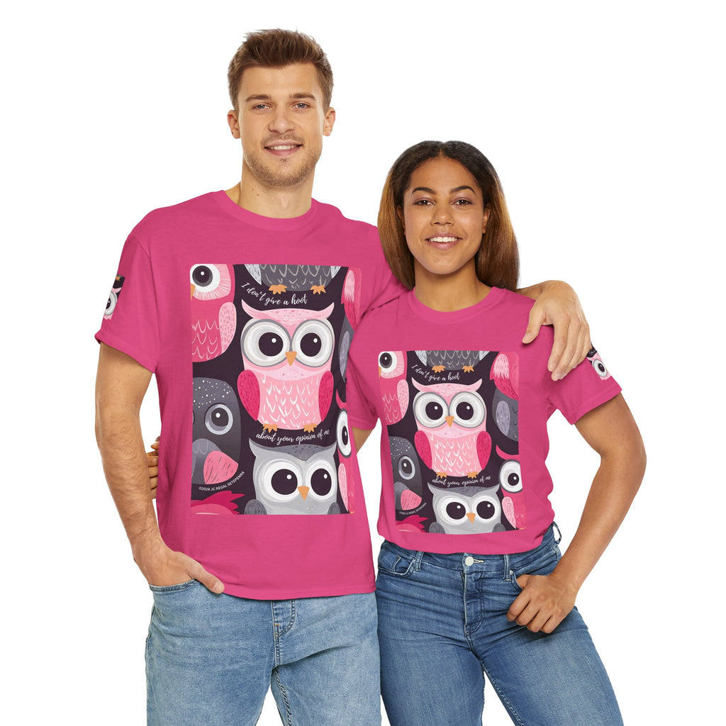 Don't Give A Hoot Unisex Heavy Cotton Tee