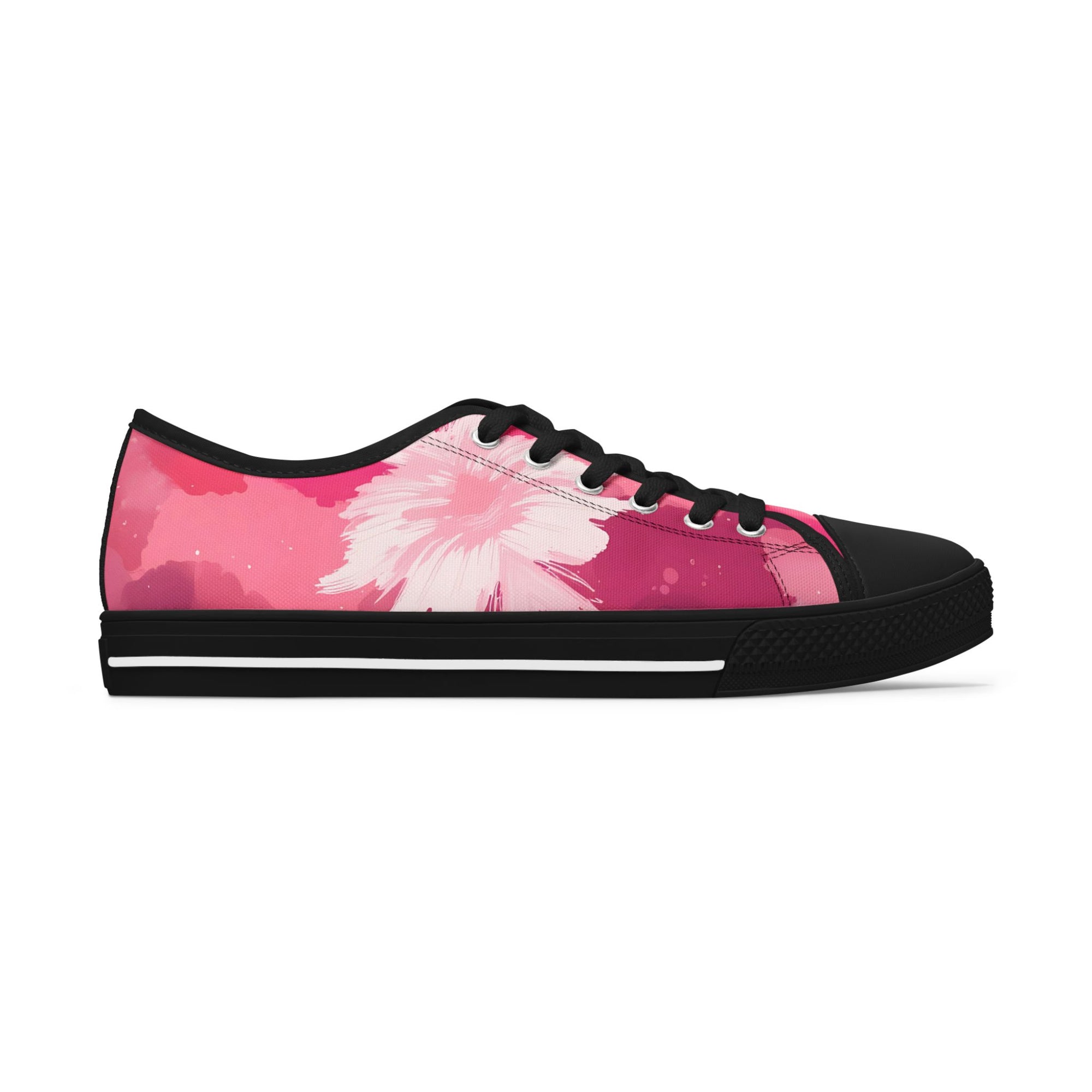 Pinking Bloom Women's Low Top Sneakers SETEPENRA Shoes.
