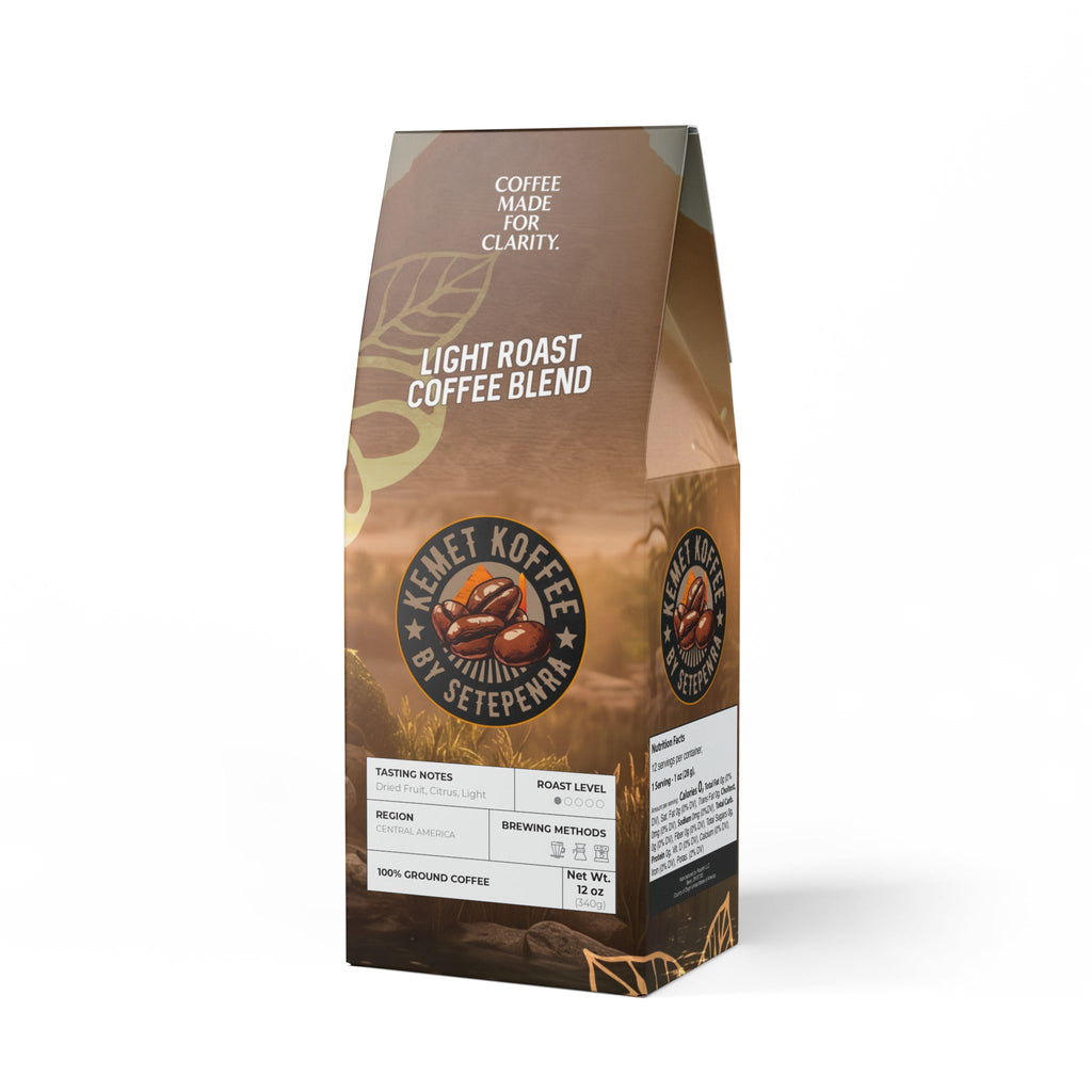 Kemet Koffee By Setepenra Light Roast Coffee Blend