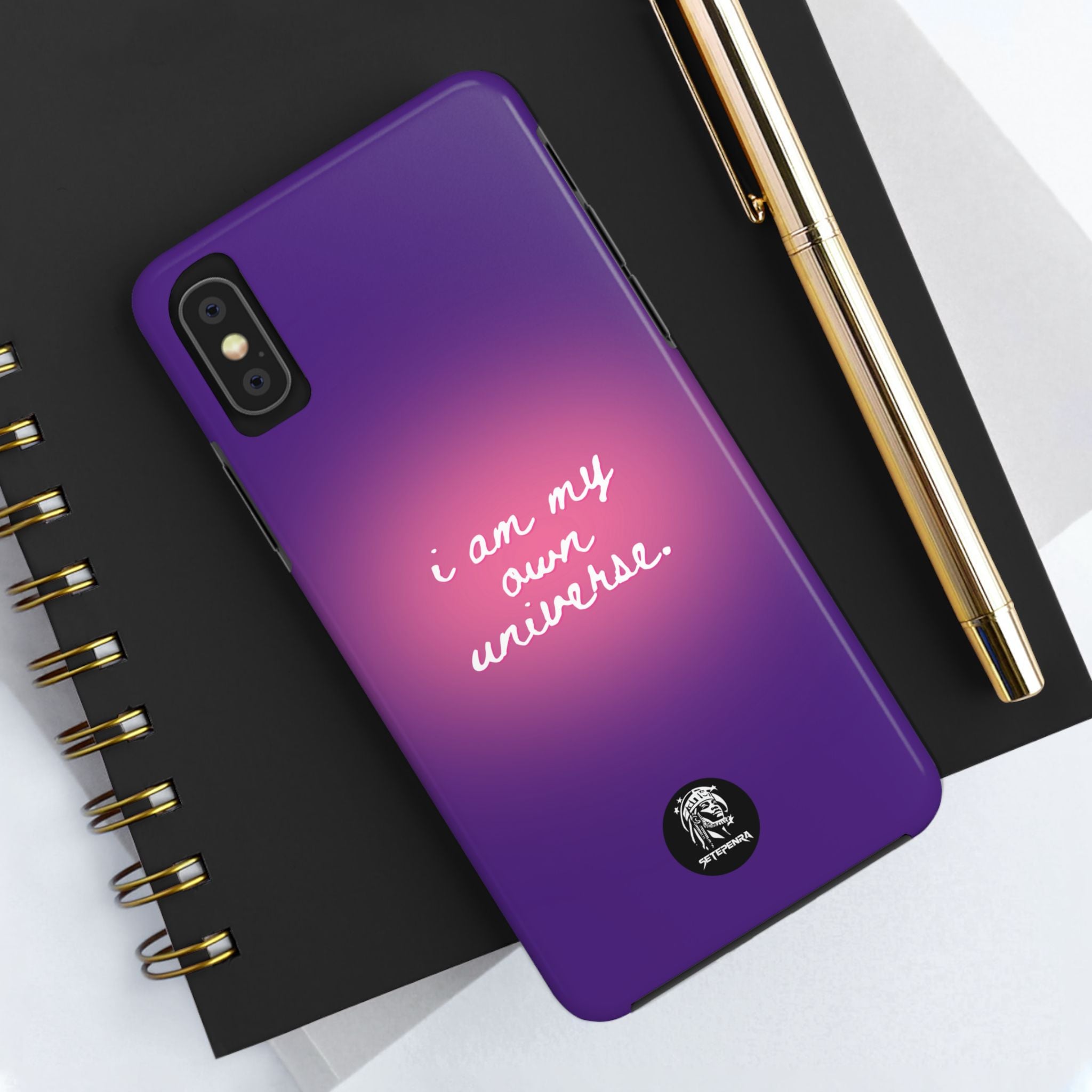 I Am My Own Universe Tough Phone Case (For iPhone, Galaxy & More) - Purple