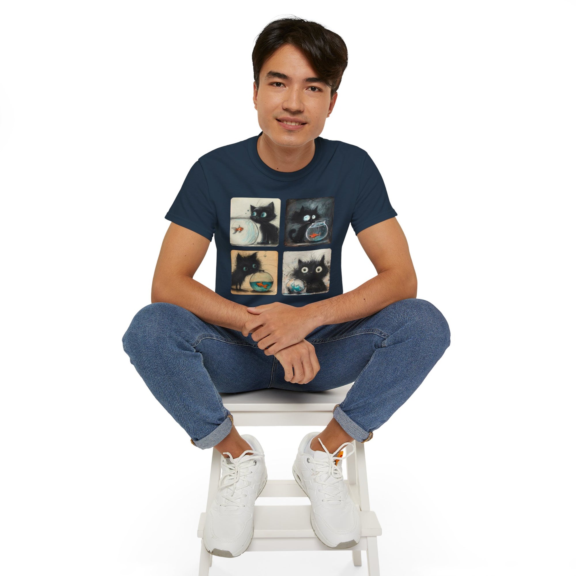 Fishy Kitty Unisex Ultra Cotton Tee