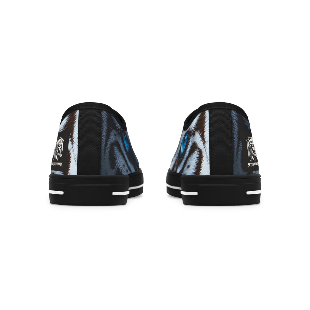 Primal Power Women's Low Top Sneakers - White Tiger (1st Edition) SETEPENRA Shoes.