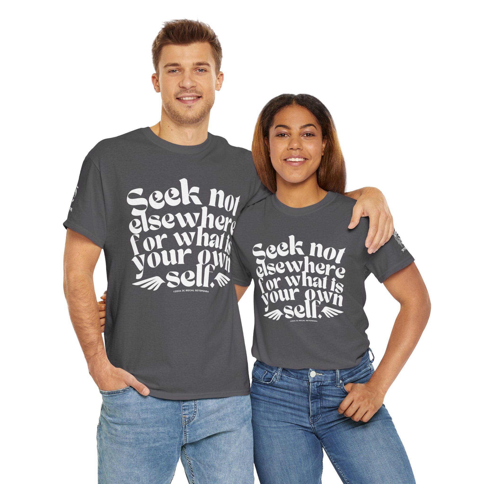 Seek Not Elsewhere Unisex Heavy Cotton Tee