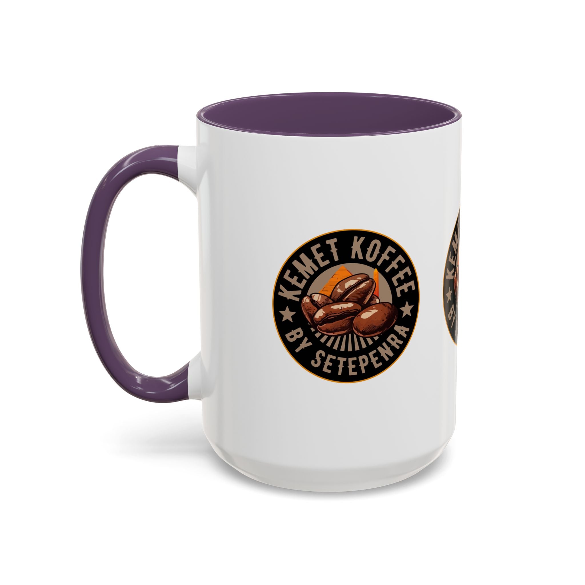 Kemet Koffee By Setepenra Accent Coffee Mug, 11oz, 15oz (Various Colors)