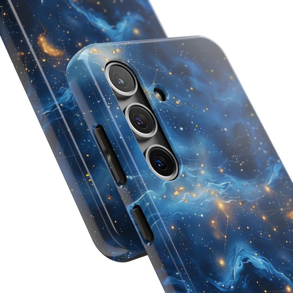 Blue Cosmos Tough Phone Case (For iPhone, Galaxy & More)