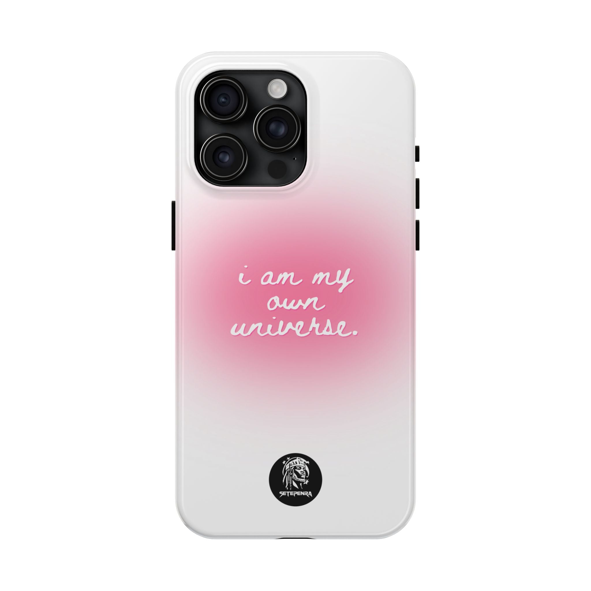 I Am My Own Universe Tough Phone Case (For iPhone, Galaxy & More) - White