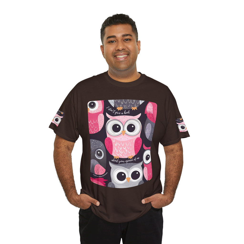 Don't Give A Hoot Unisex Heavy Cotton Tee