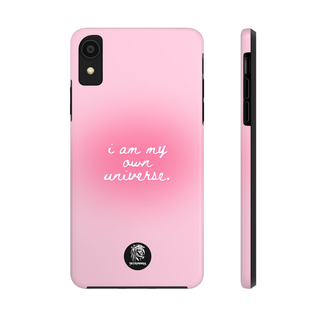 I Am My Own Universe Tough Phone Case (For iPhone, Galaxy & More) - Light Pink SETEPENRA Phone Case.