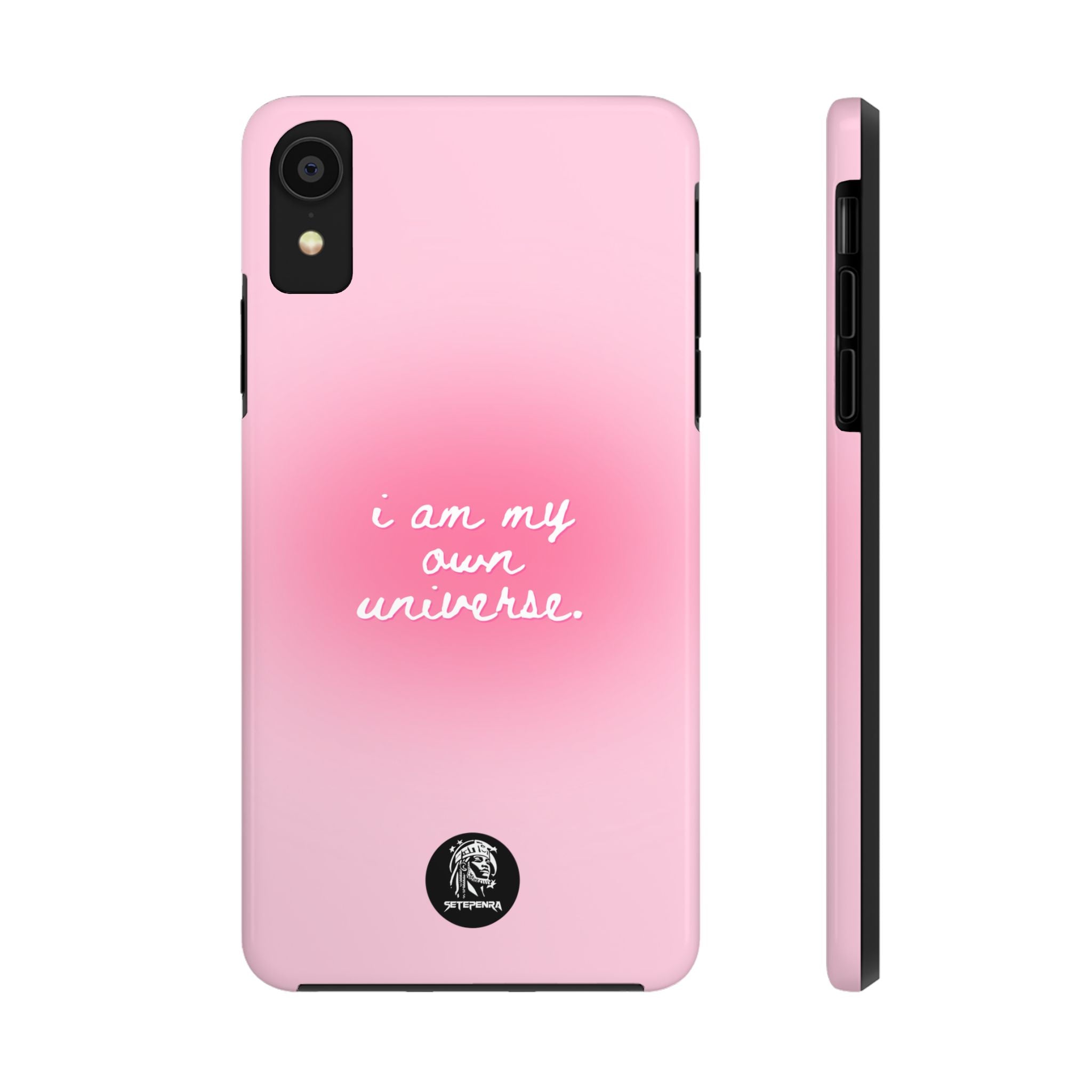 I Am My Own Universe Tough Phone Case (For iPhone, Galaxy & More) - Light Pink SETEPENRA Phone Case.
