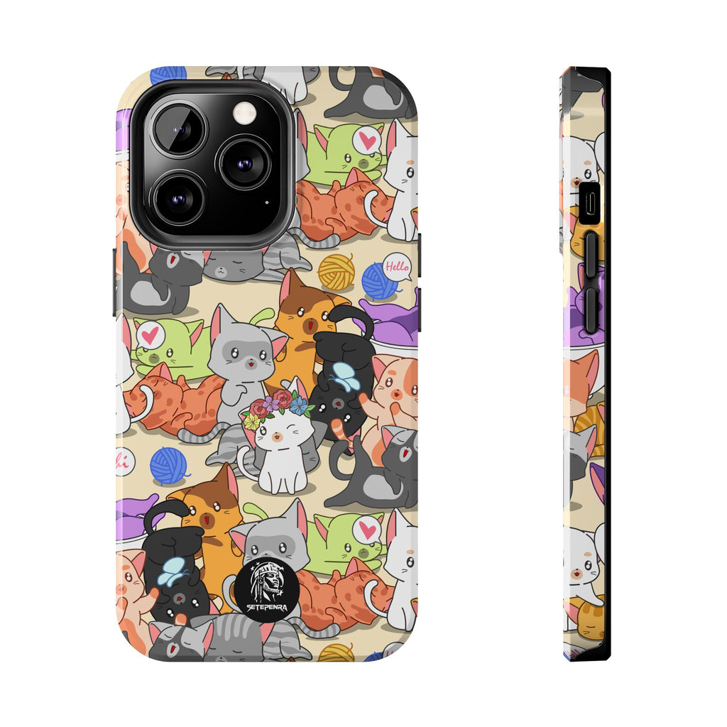 Cats A Lot Tough Phone Case (For iPhone, Galaxy & More) SETEPENRA Phone Case.
