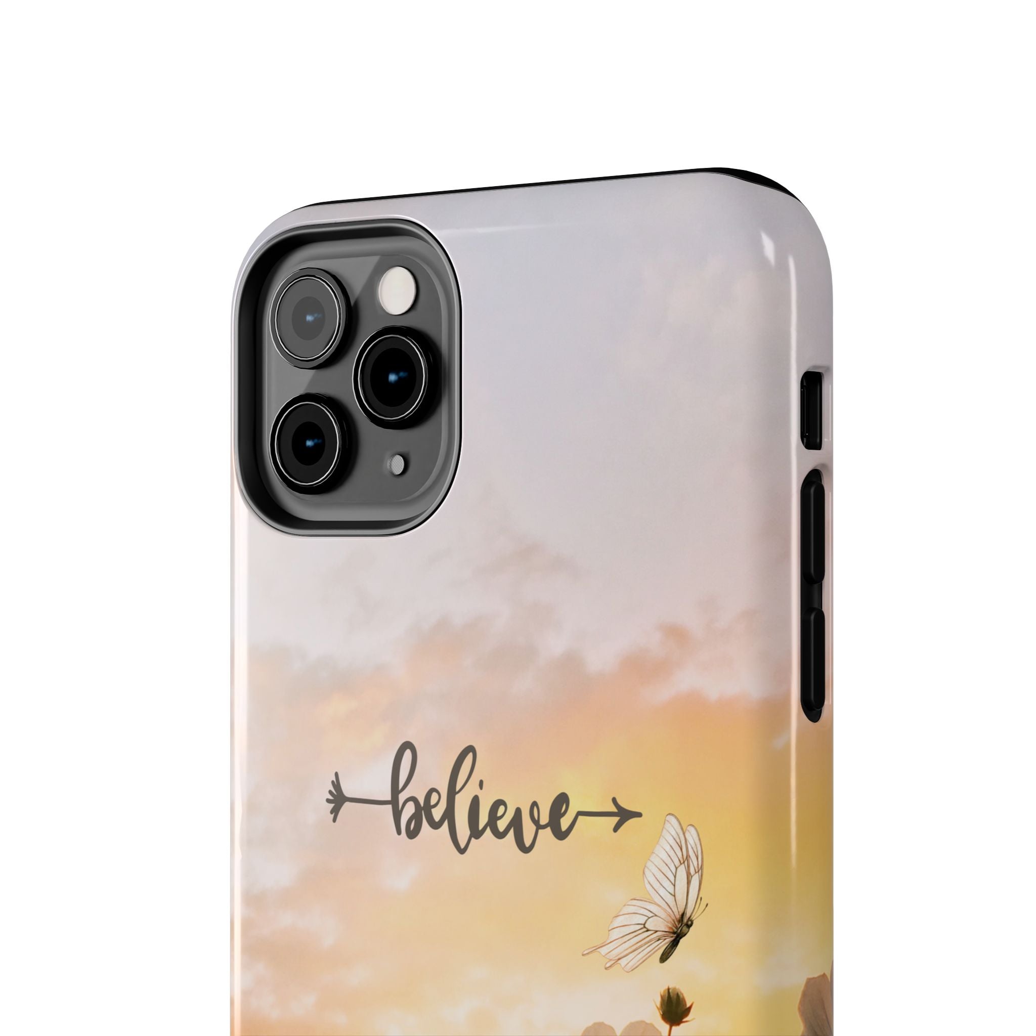 Believe Tough Phone Case (For iPhone, Galaxy & More) - Aesthetic Flower