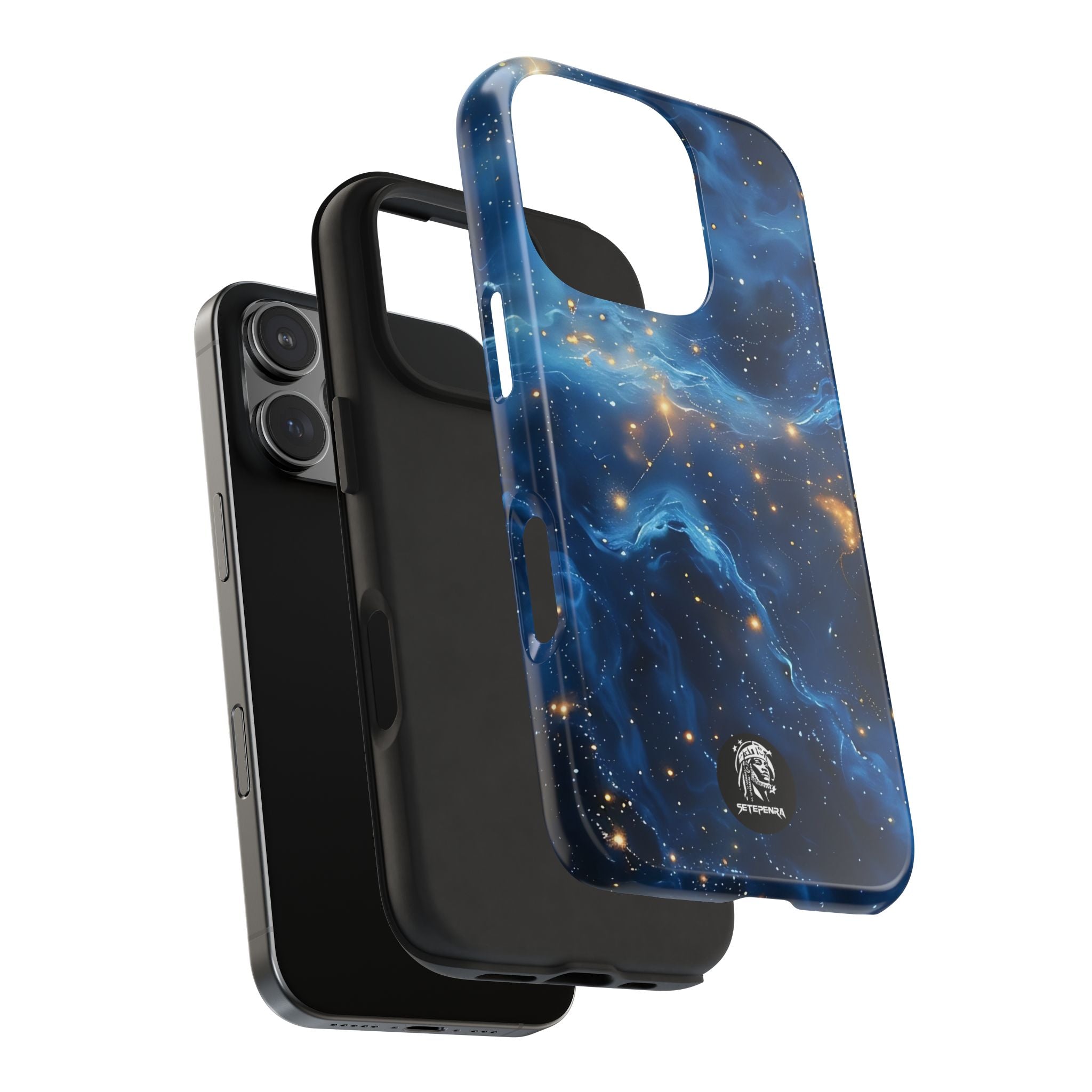 Blue Cosmos Tough Phone Case (For iPhone, Galaxy & More)