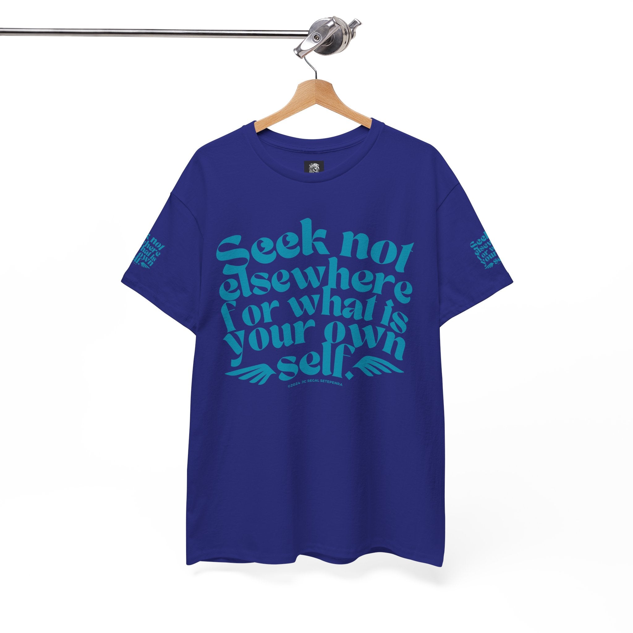 Seek Not Elsewhere (Aqua Edition) Unisex Heavy Cotton Tee