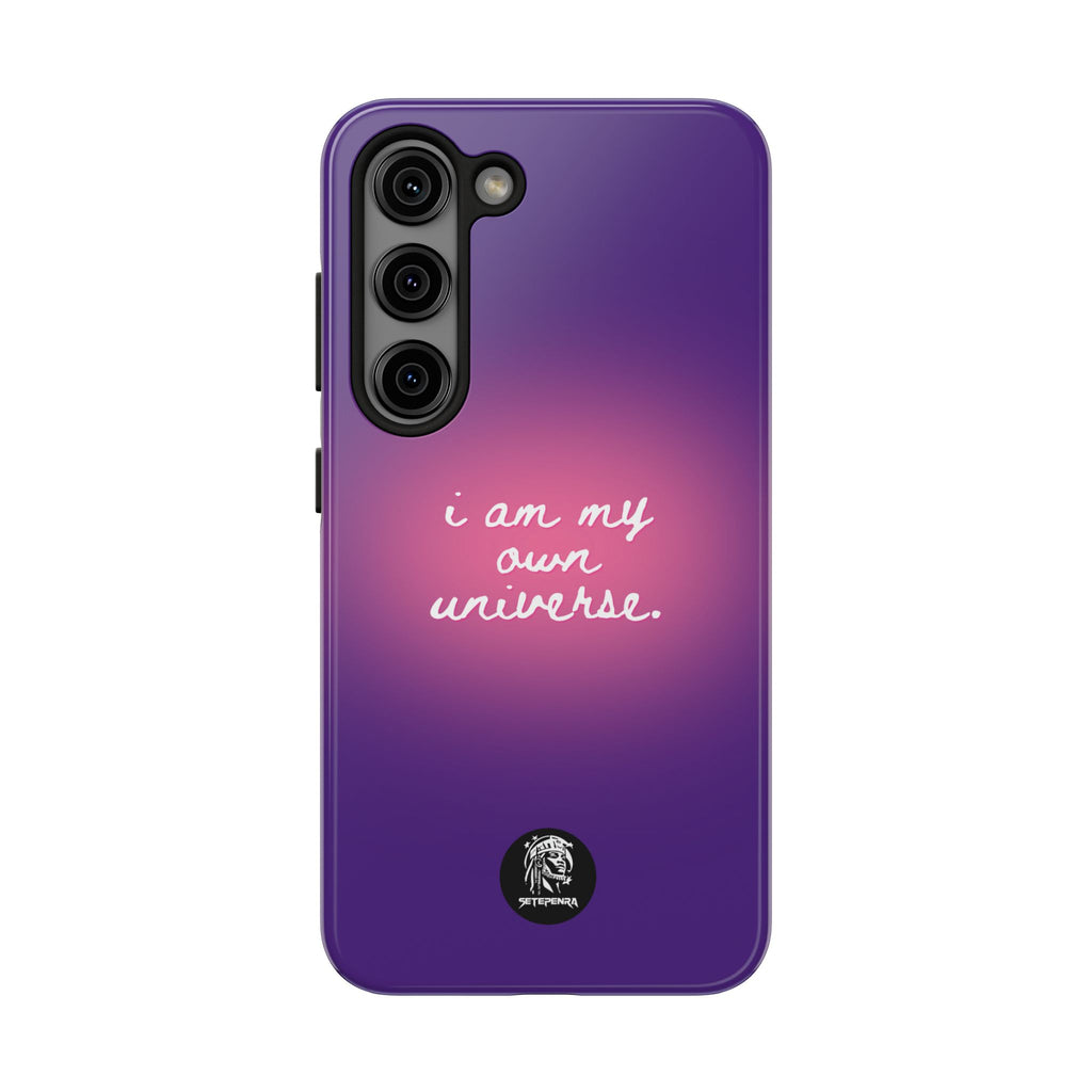 I Am My Own Universe Tough Phone Case (For iPhone, Galaxy & More) - Purple