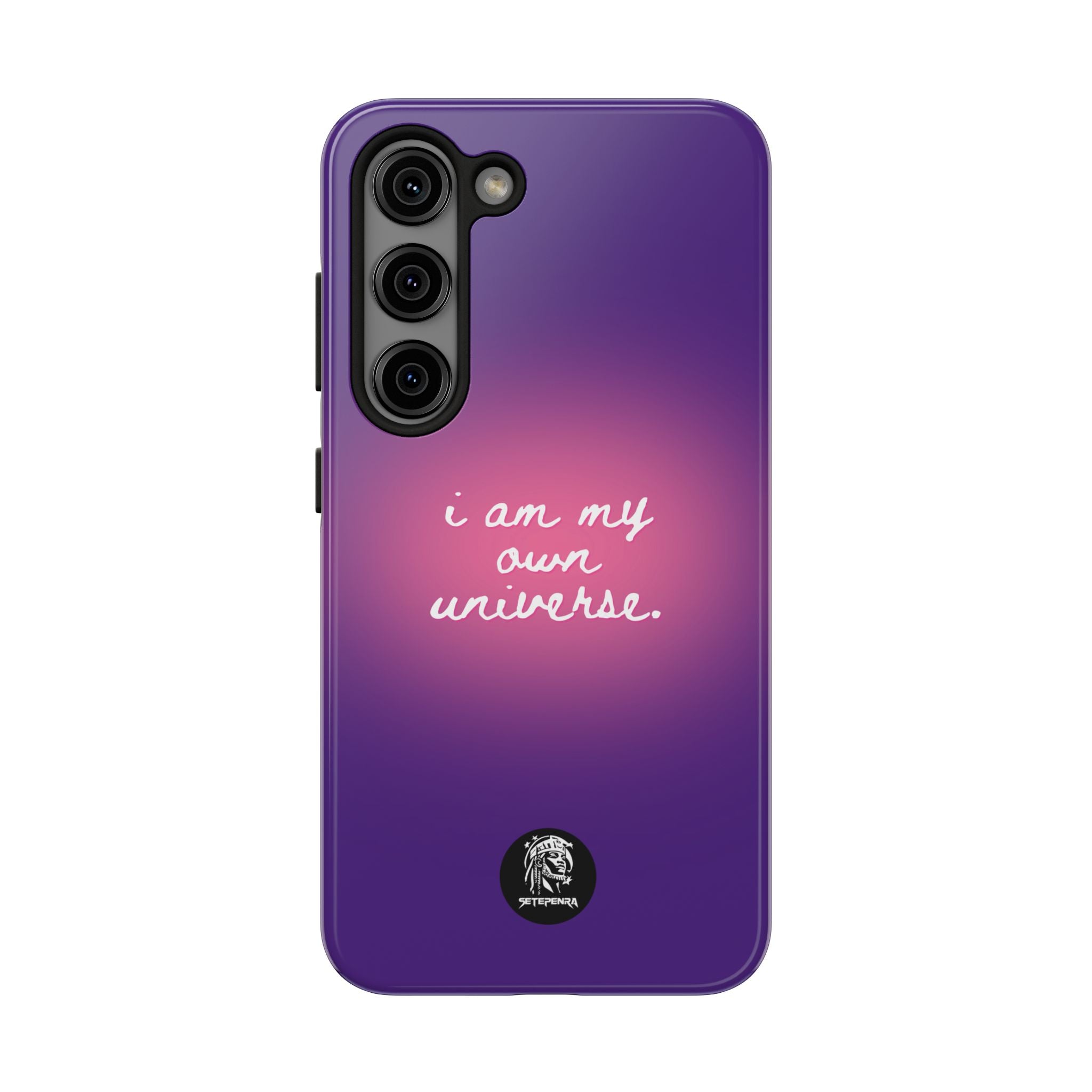 I Am My Own Universe Tough Phone Case (For iPhone, Galaxy & More) - Purple