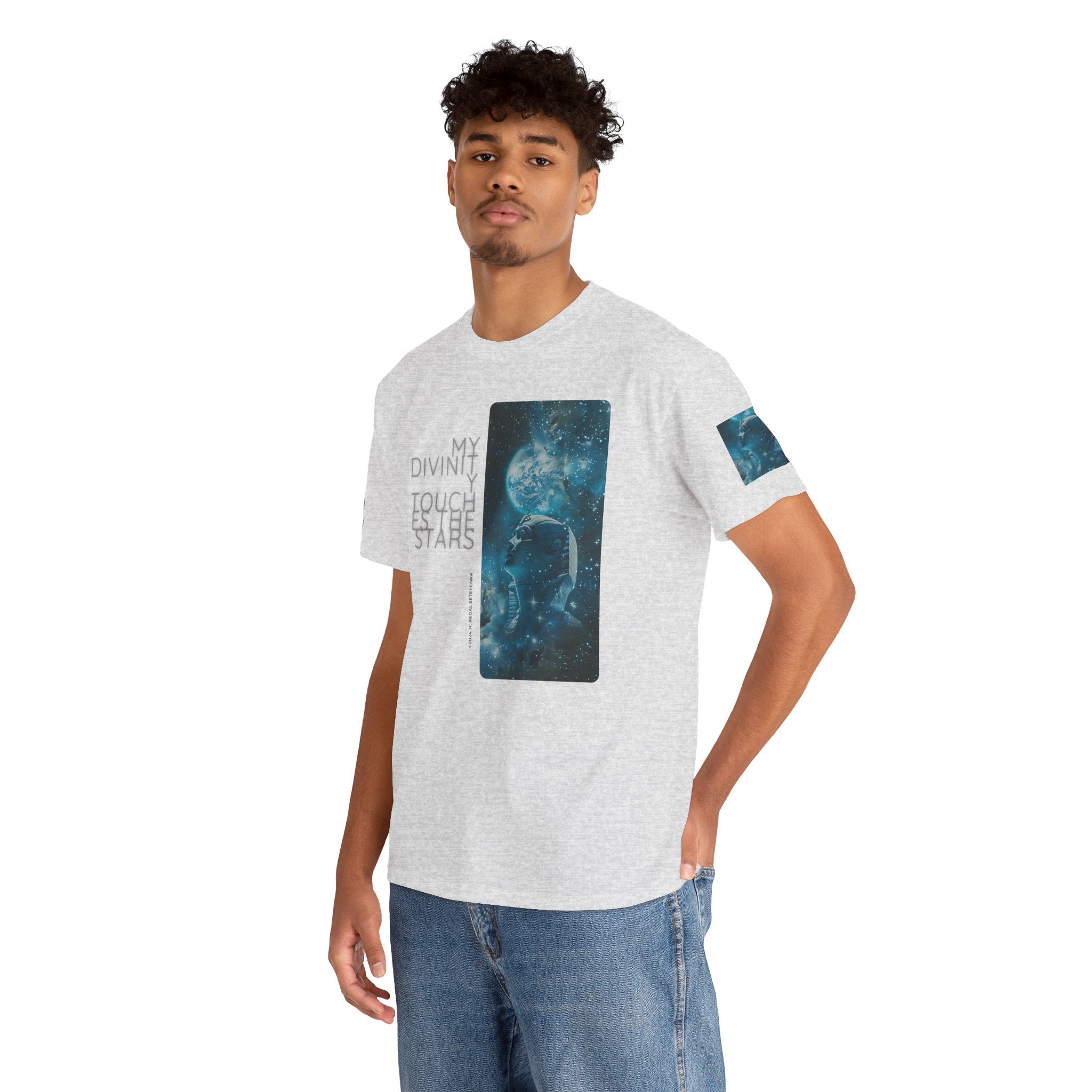 My Divinity Touches The Stars Unisex Heavy Cotton Tee