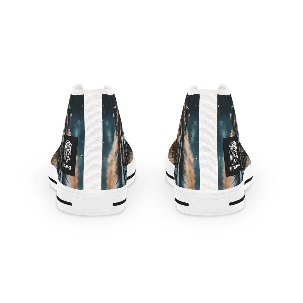 Primal Power Men's High Top Sneakers - Tiger SETEPENRA Shoes.