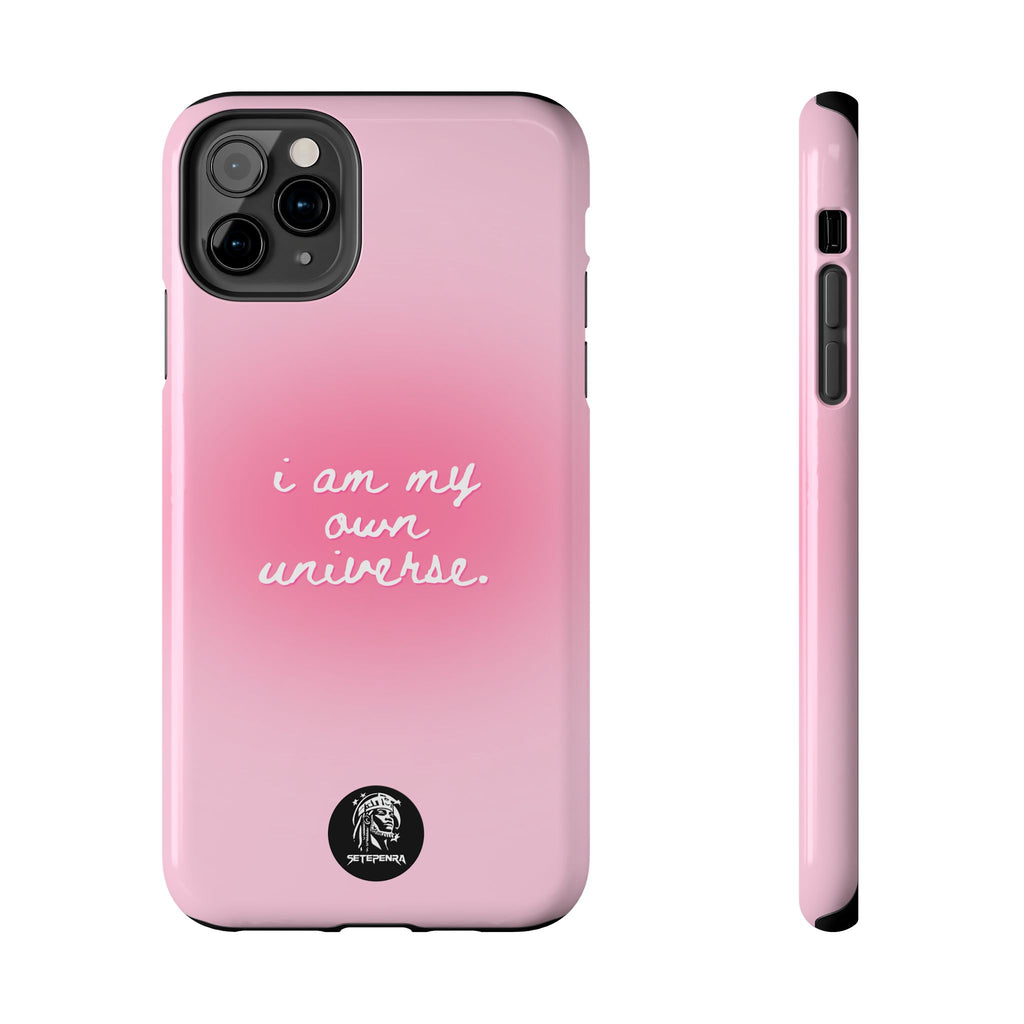 I Am My Own Universe Tough Phone Case (For iPhone, Galaxy & More) - Light Pink SETEPENRA Phone Case.