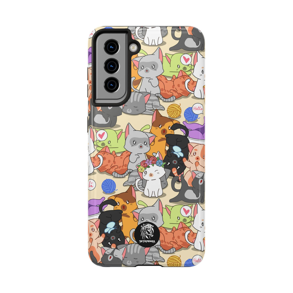 Cats A Lot Tough Phone Case (For iPhone, Galaxy & More)