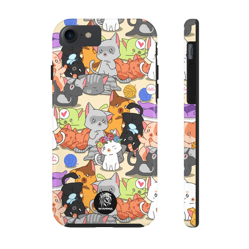 Cats A Lot Tough Phone Case (For iPhone, Galaxy & More) SETEPENRA Phone Case.