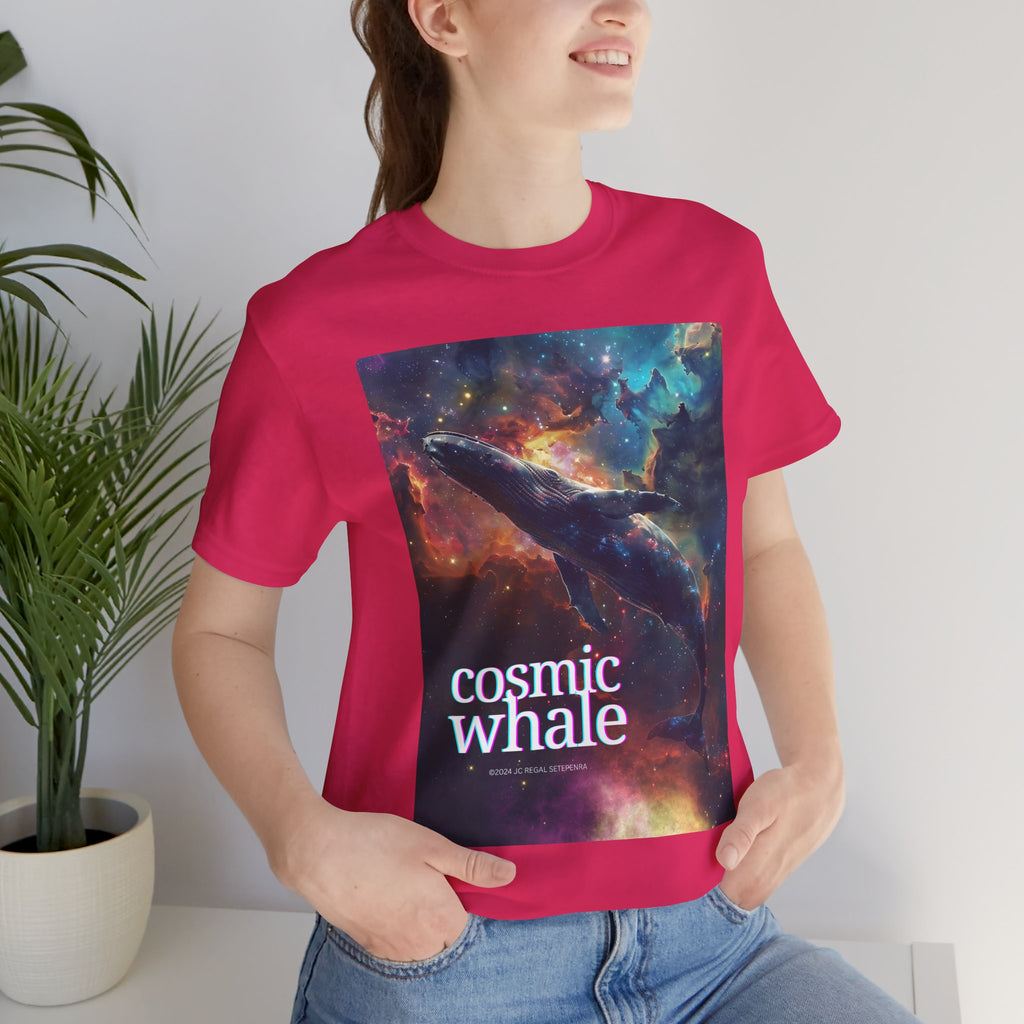 Cosmic Whale Unisex Jersey Short Sleeve Tee