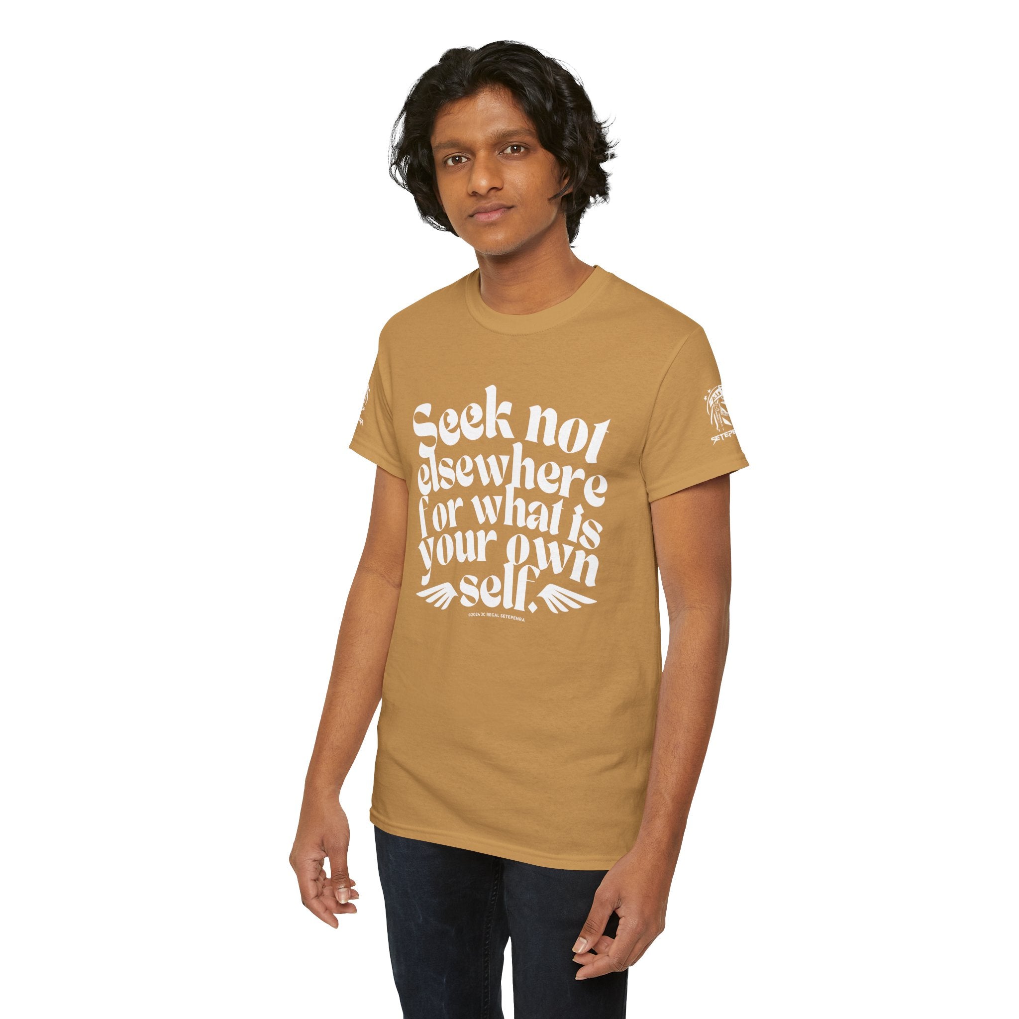 Seek Not Elsewhere Unisex Heavy Cotton Tee