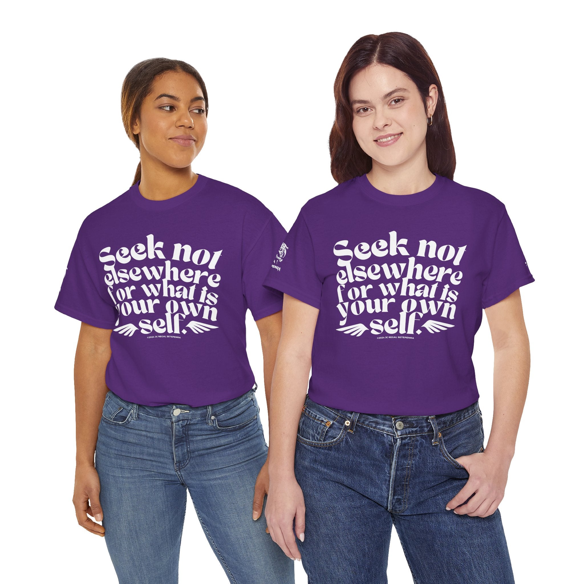 Seek Not Elsewhere Unisex Heavy Cotton Tee